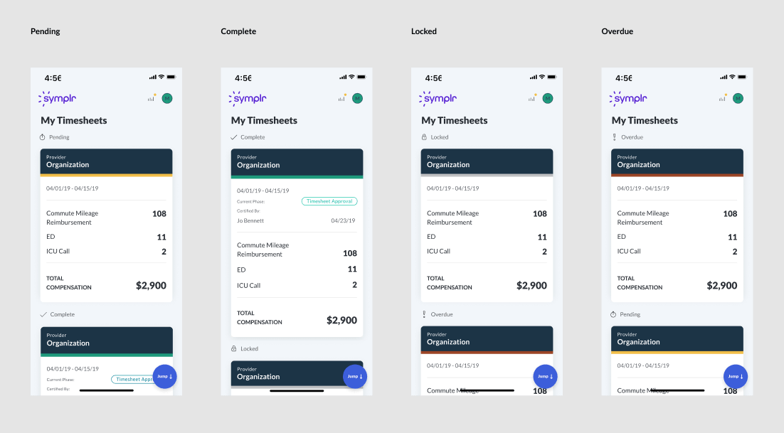 Time tracking time sheets