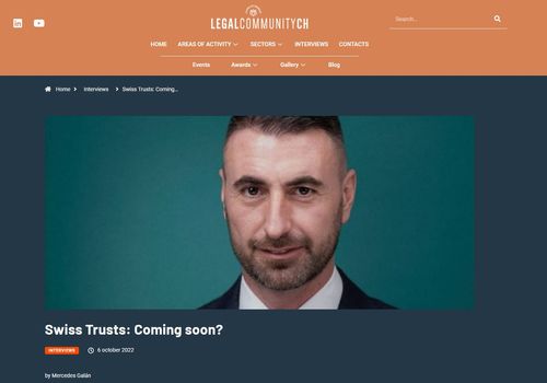 Interview: "Swiss Trusts: Coming soon?"