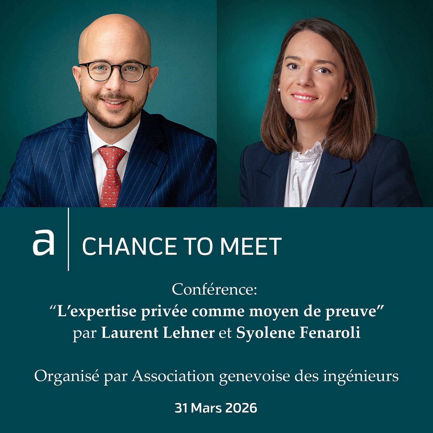 AGI conference: L’expertise privée comme moyen de preuve