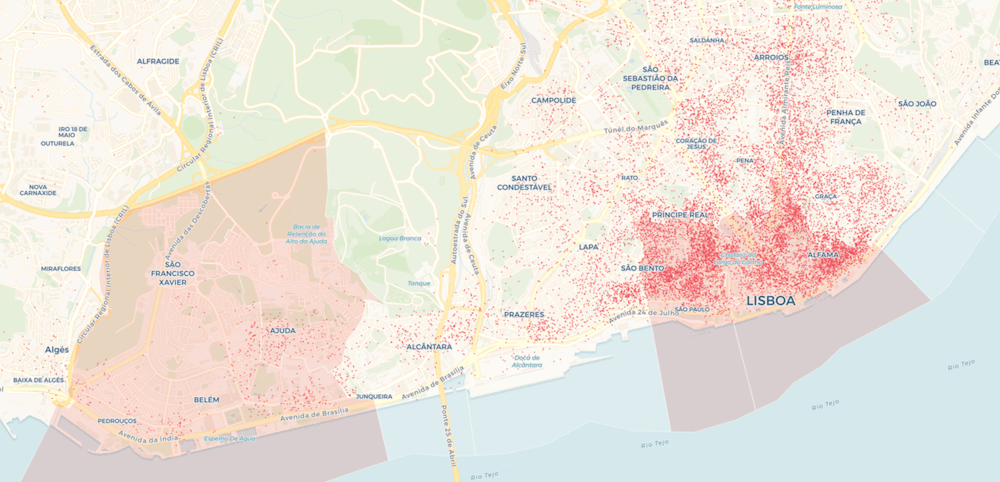 lisbon tourist map