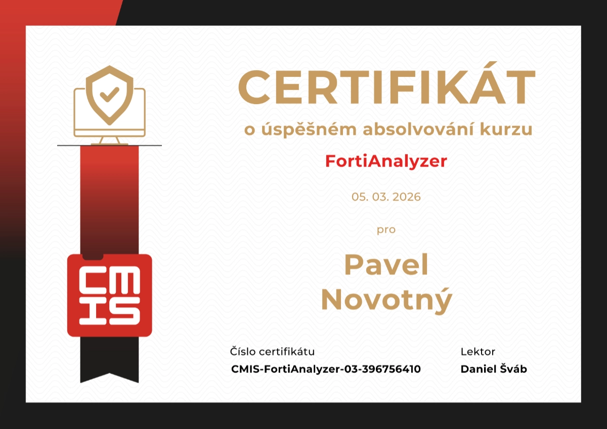 Cerifikát FortiGate