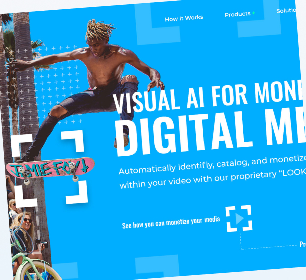 website design sample for saas