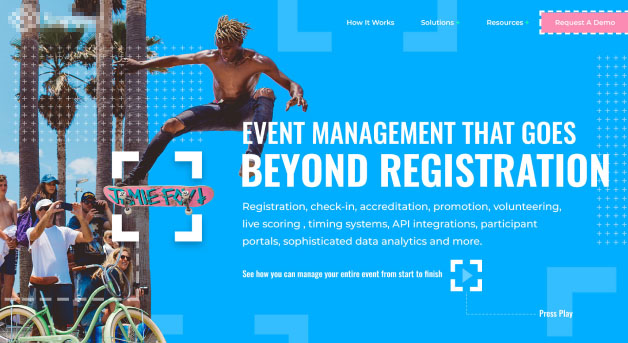 website design sample for online business