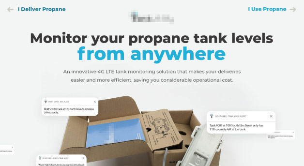 website design sample for saas