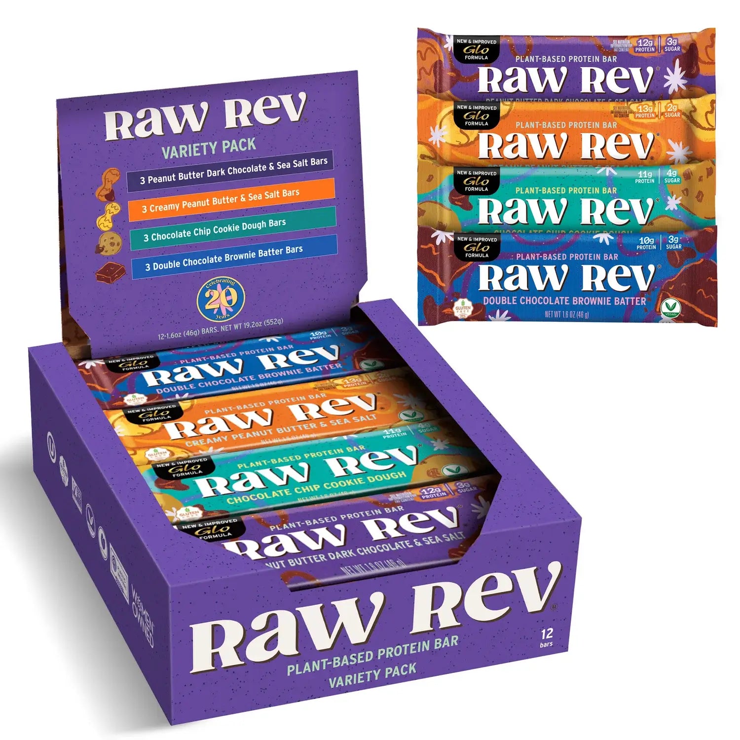 Raw Rev Protein Bar