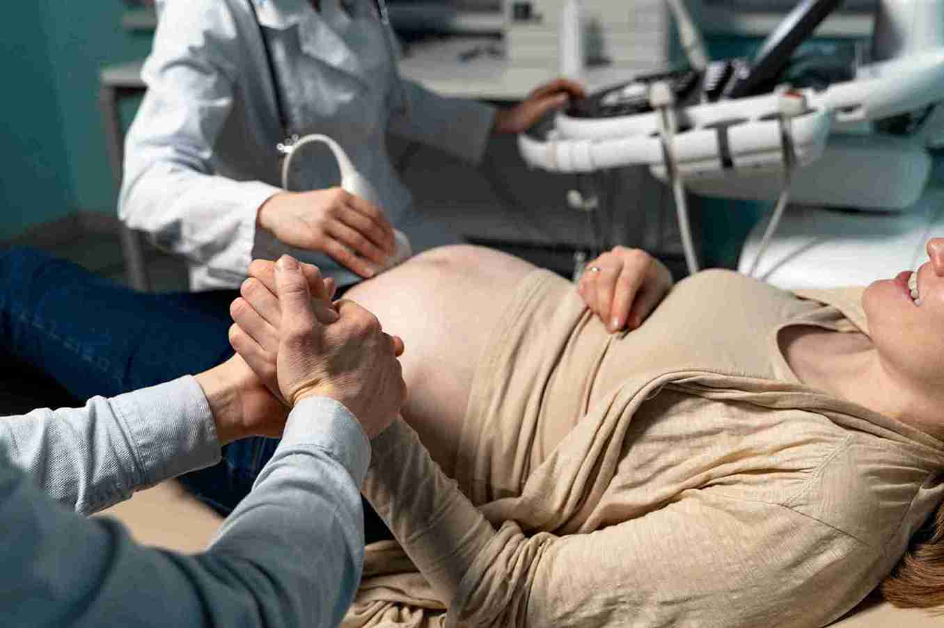 A routine pregnancy ultrasound can detect congenital conditions