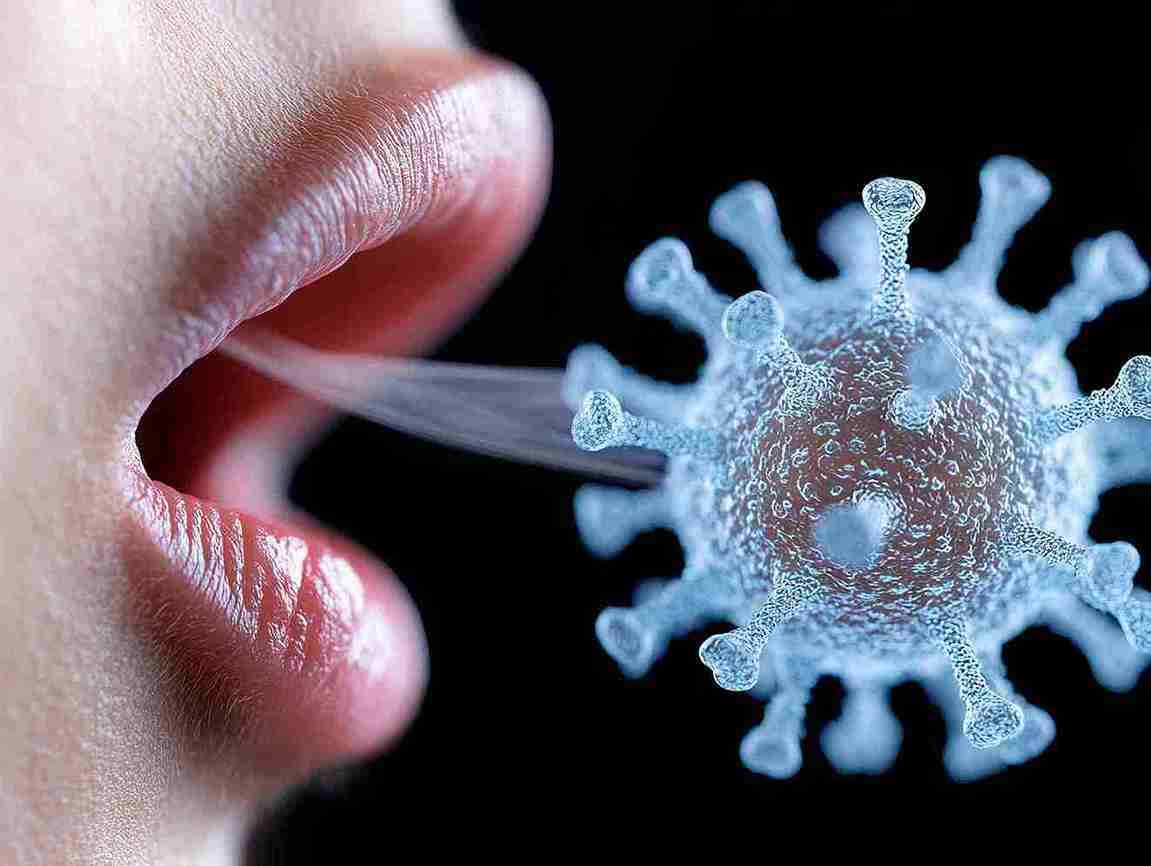 Herpes is passed from one person to another through direct skin