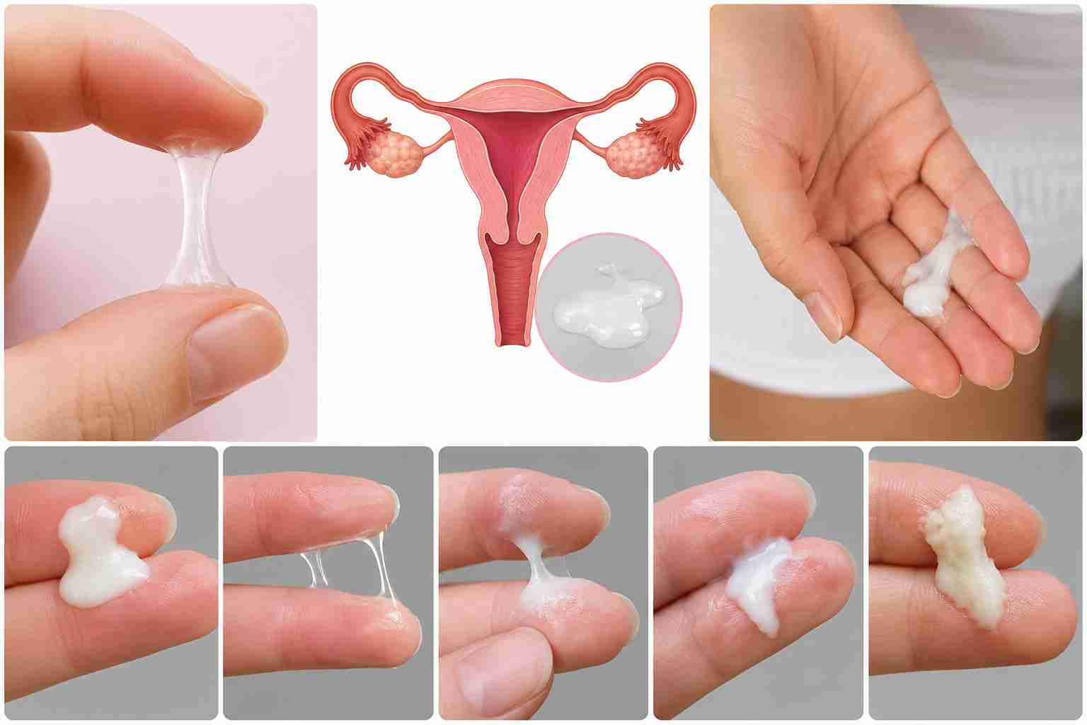 Normal white discharge after a period usually has the following characteristics