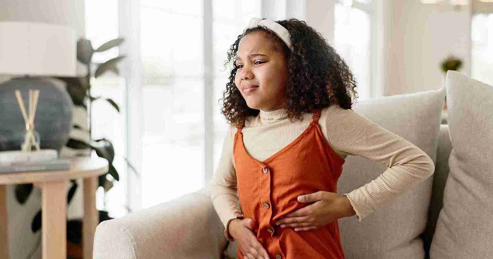 child's stomach pain is mild and your paediatrician