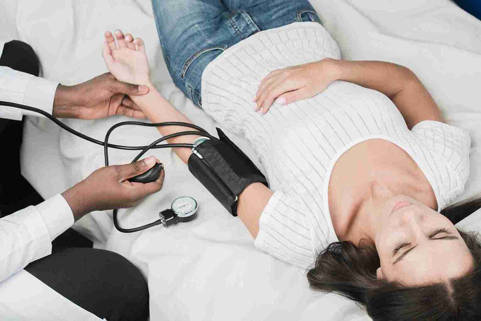 Blood pressure is considered high in pregnancy