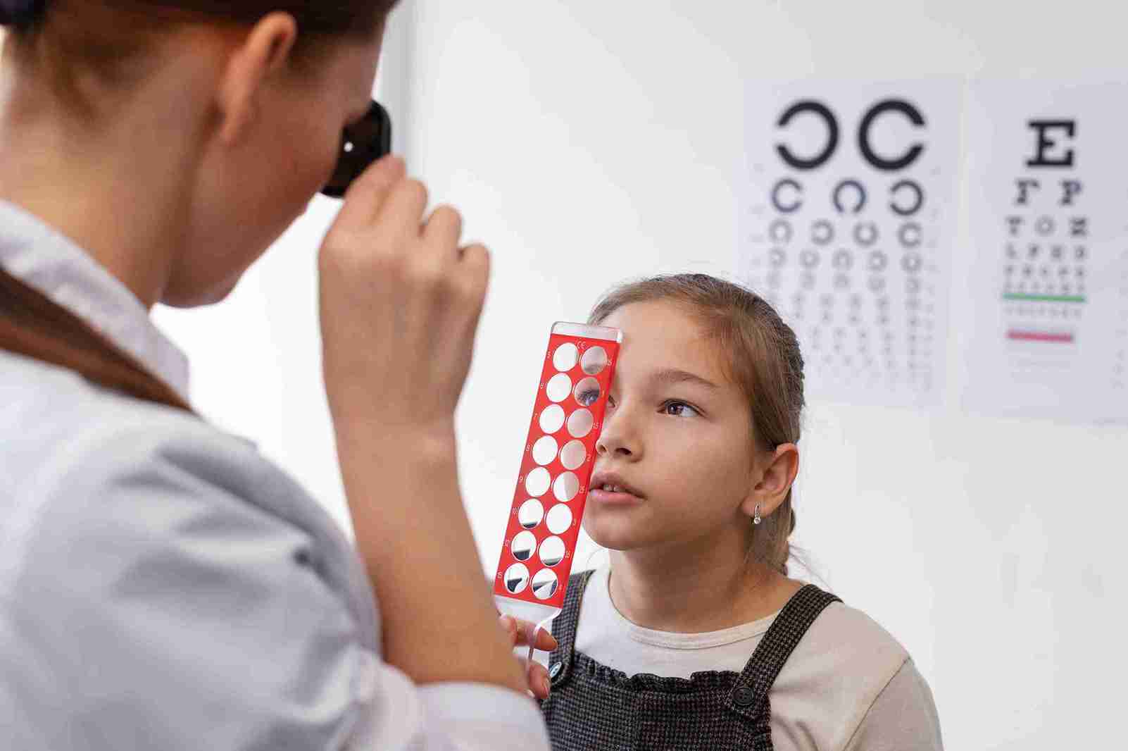 persistent changes in your child's vision or behaviour