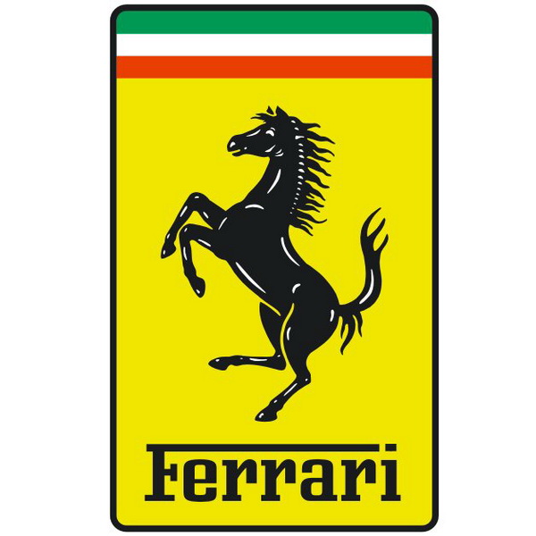 Ferrari Font is → Ferro Rosso