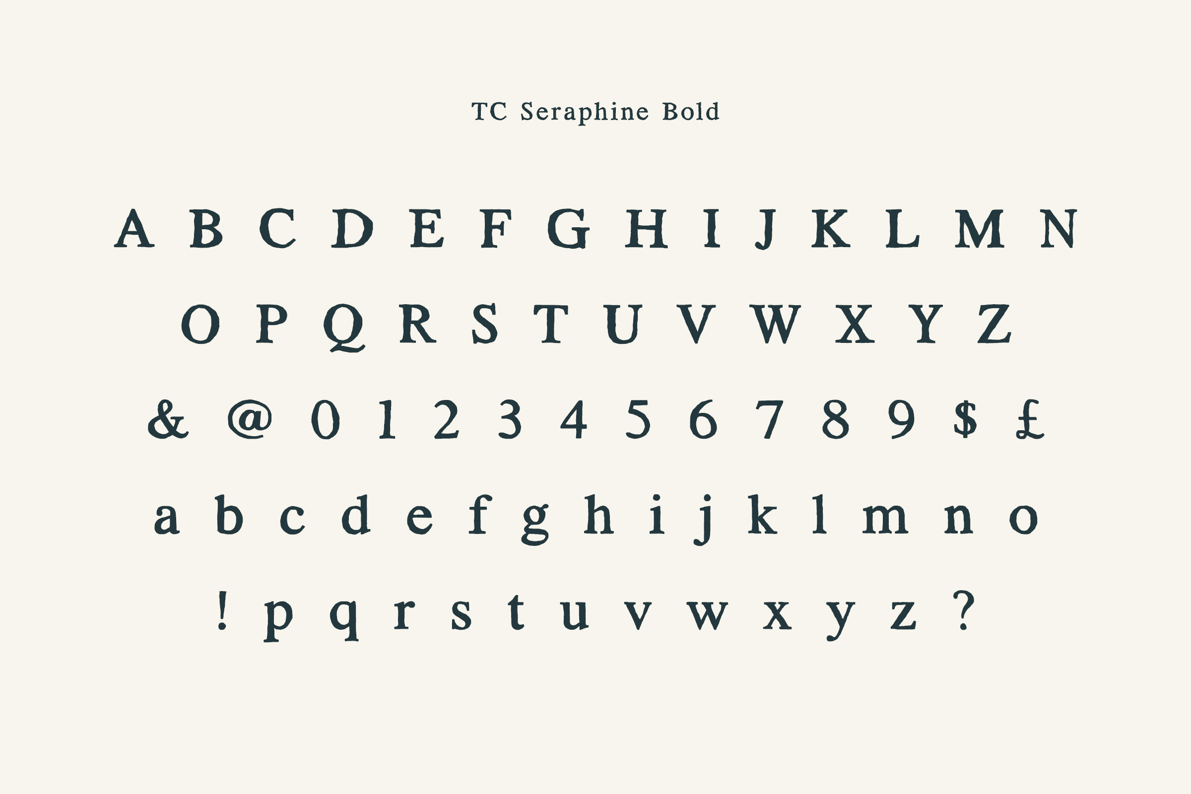 Seraphine Serif Font Family - Tom Chalky
