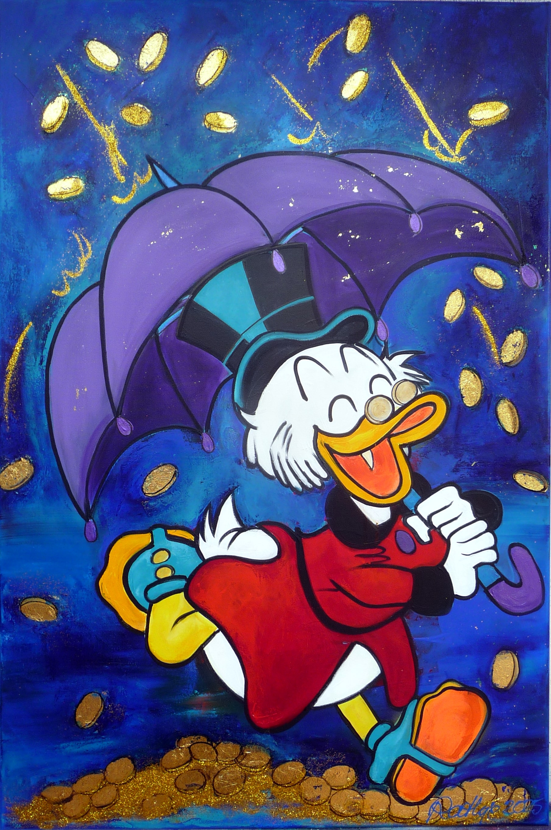 Motiv:"singing in the rain" 