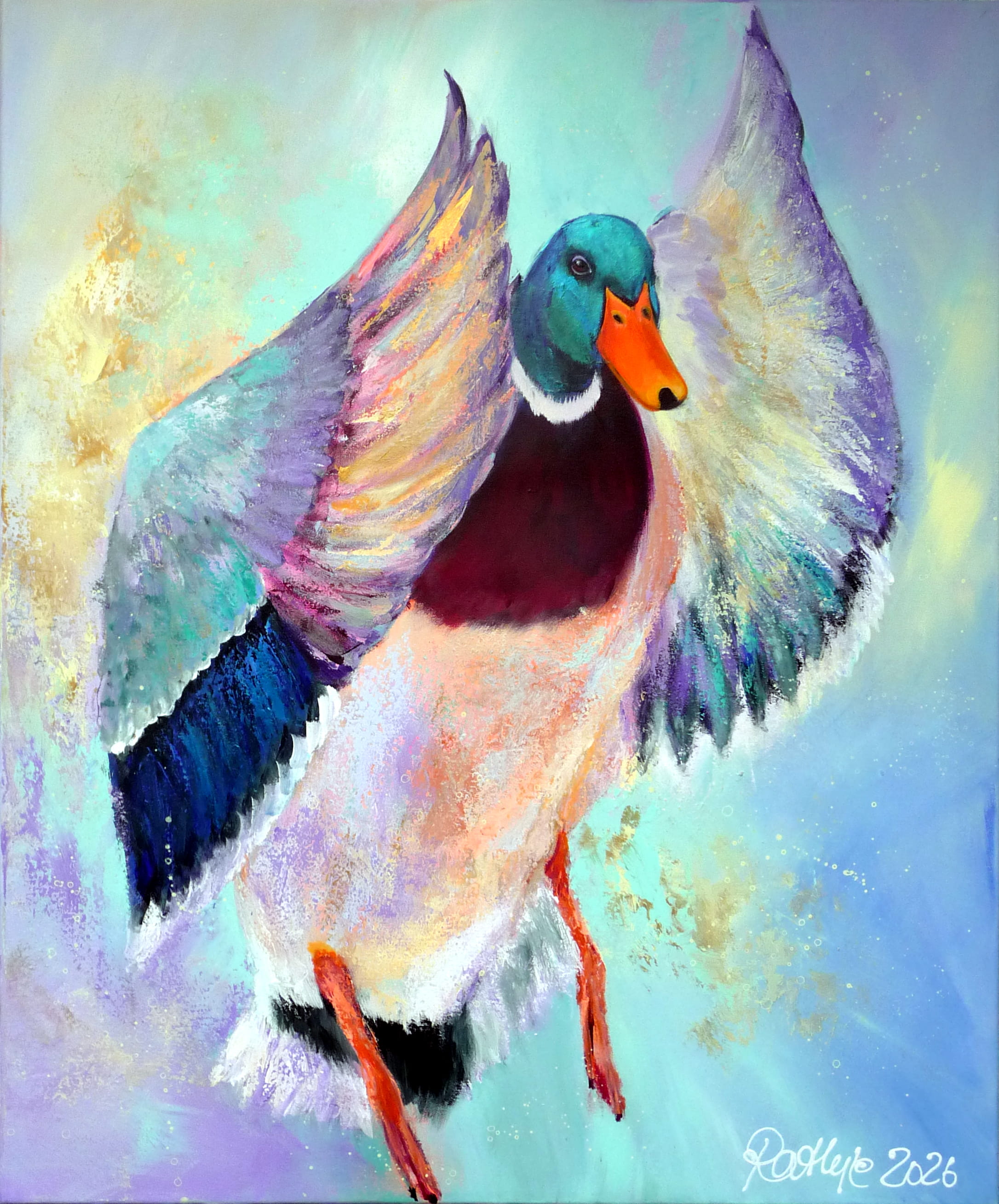 Motiv:" golden wings"