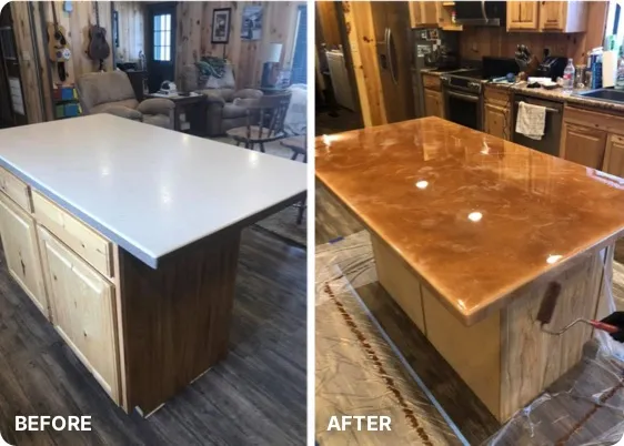 epoxy countertop example