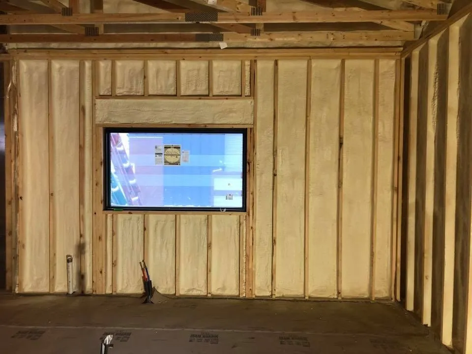 spray foam walls