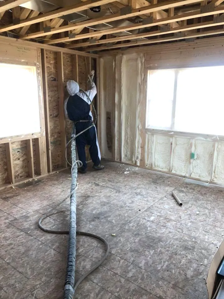 spray foam walls