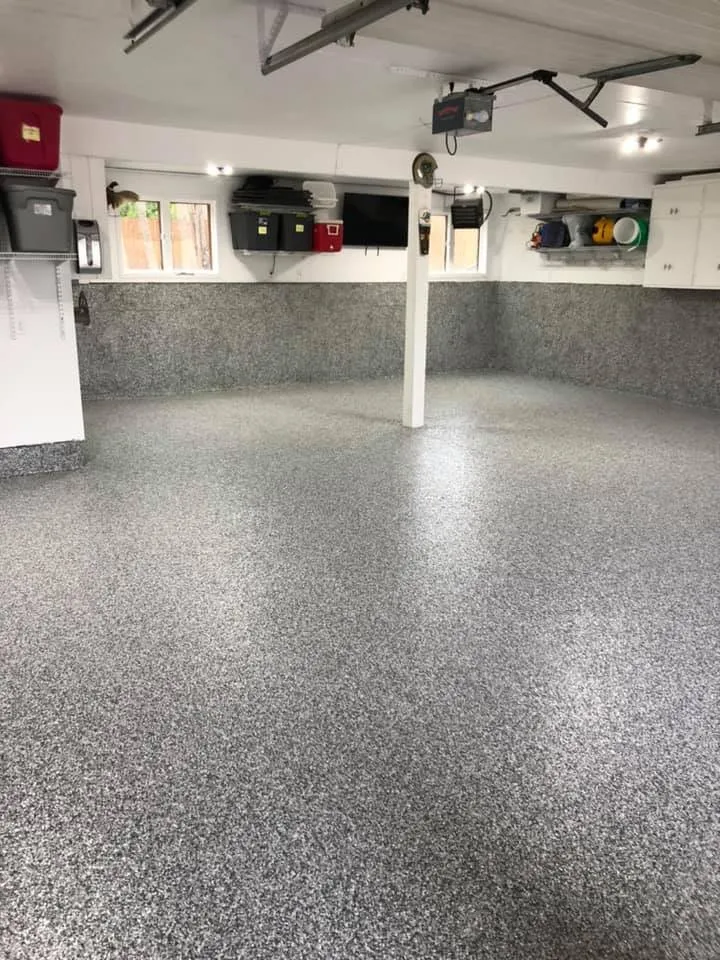 garage flake floor