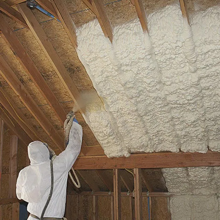 spray foam walls