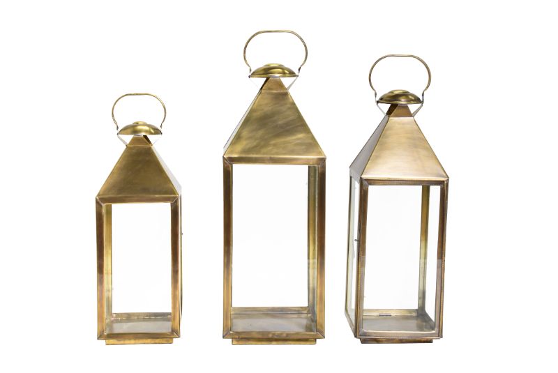 Farol Marroquí en bronce-65 Cm