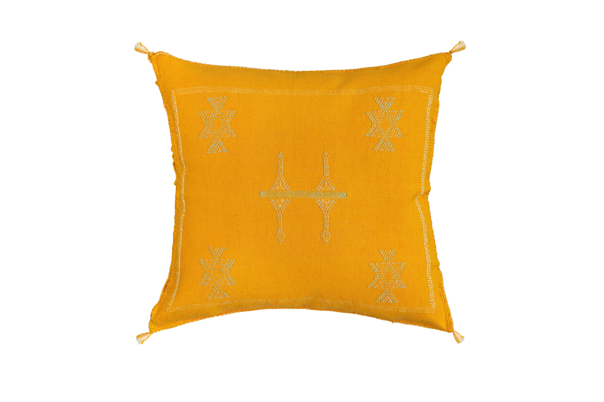 Moroccan Sabra Cushion - Yellow