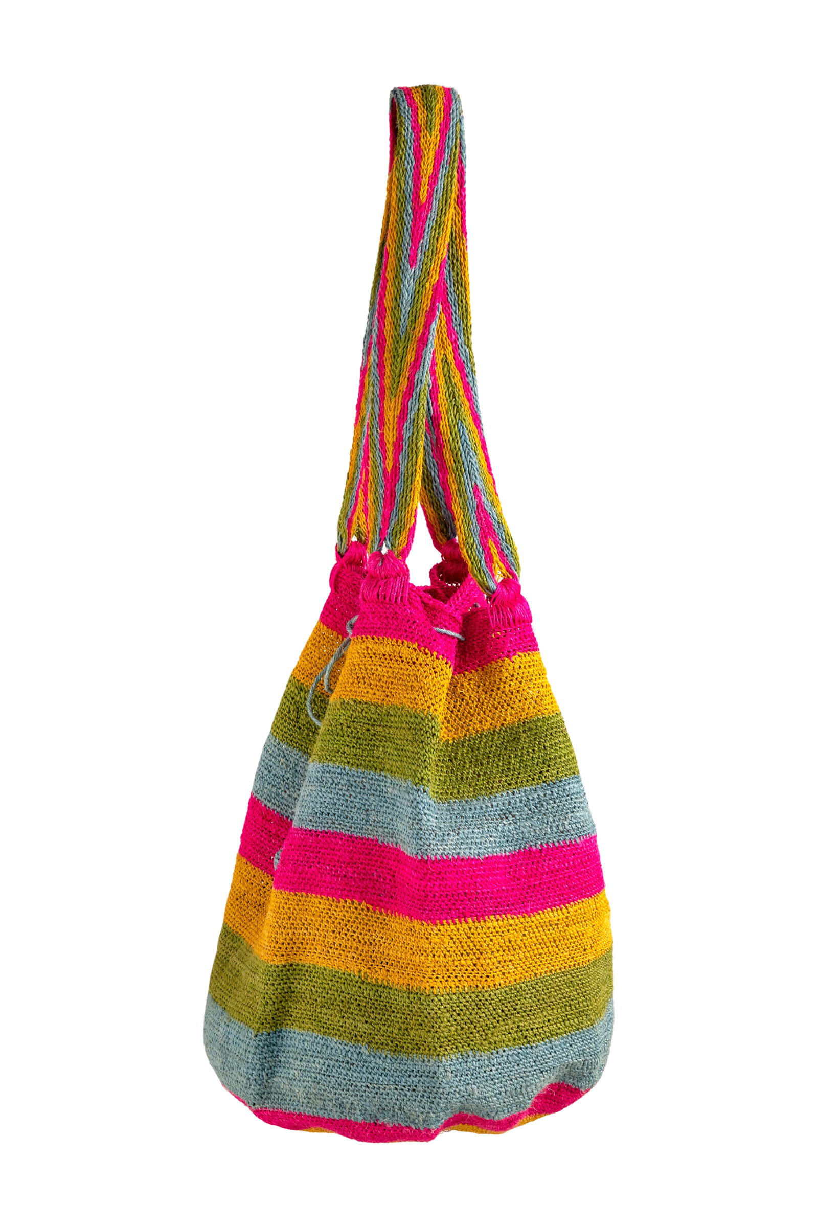 Mochilon en fique - arcoiris
