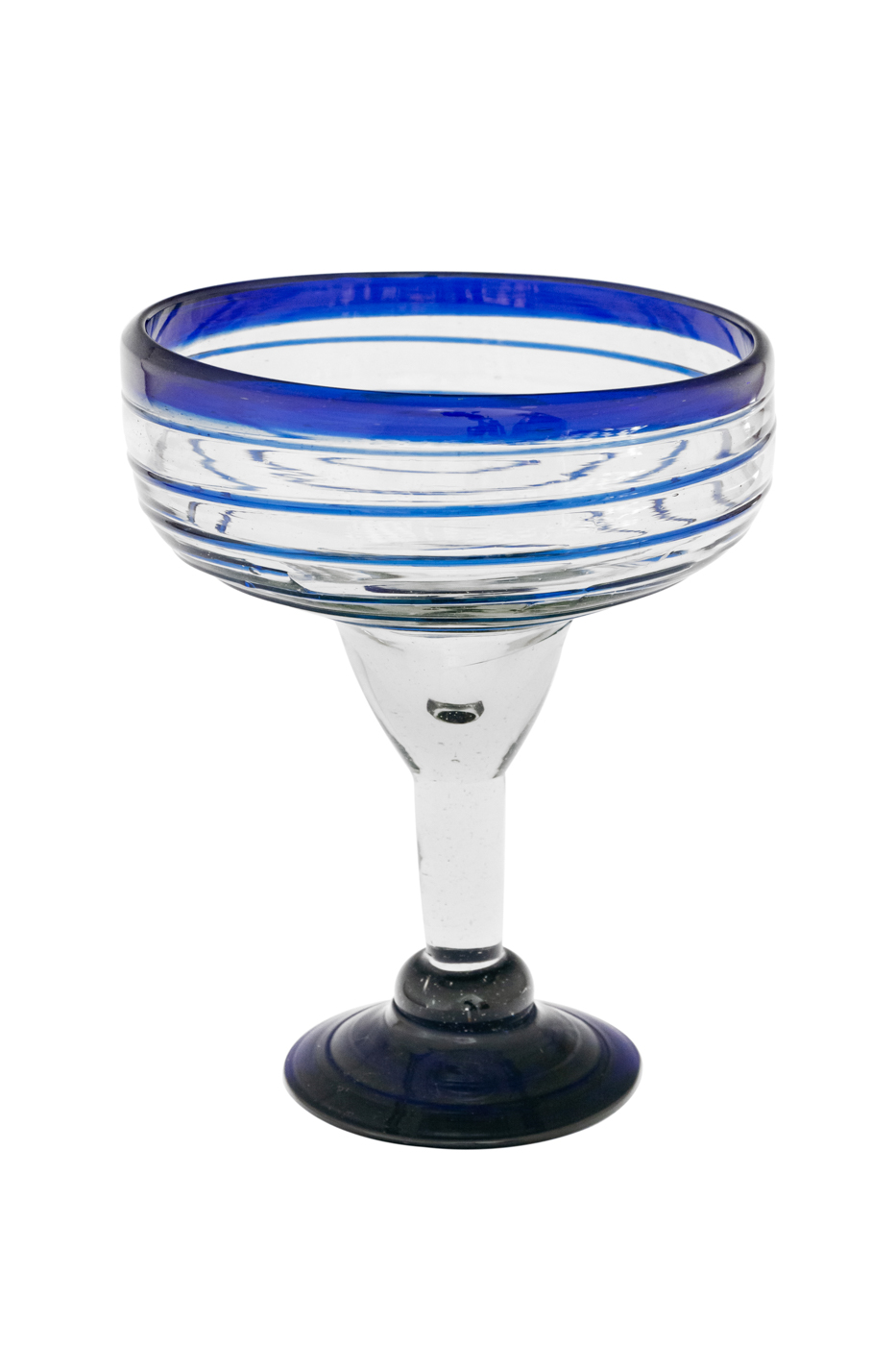 Margarita glass blue