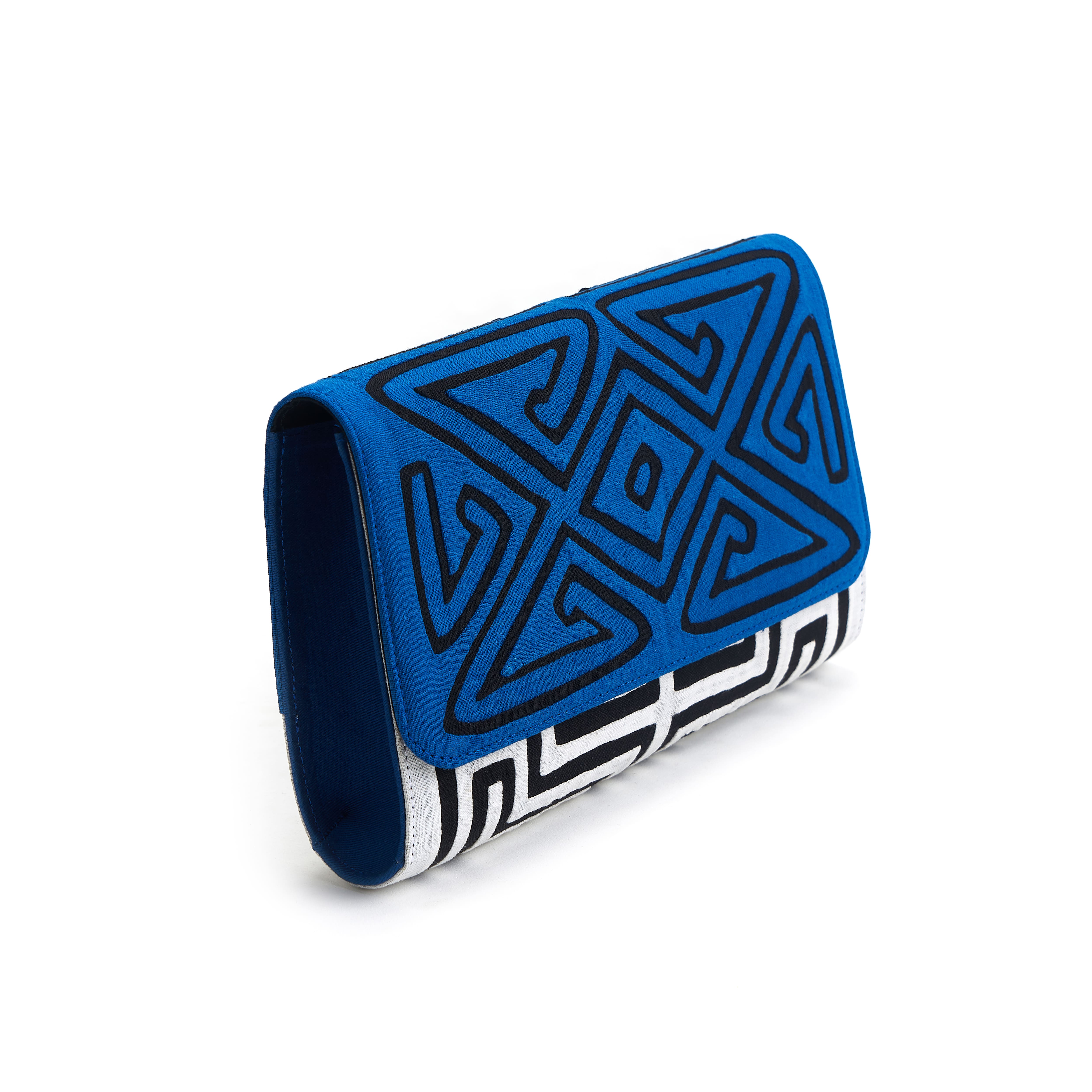 Clutch M.S. - Guna In Blue Baguette