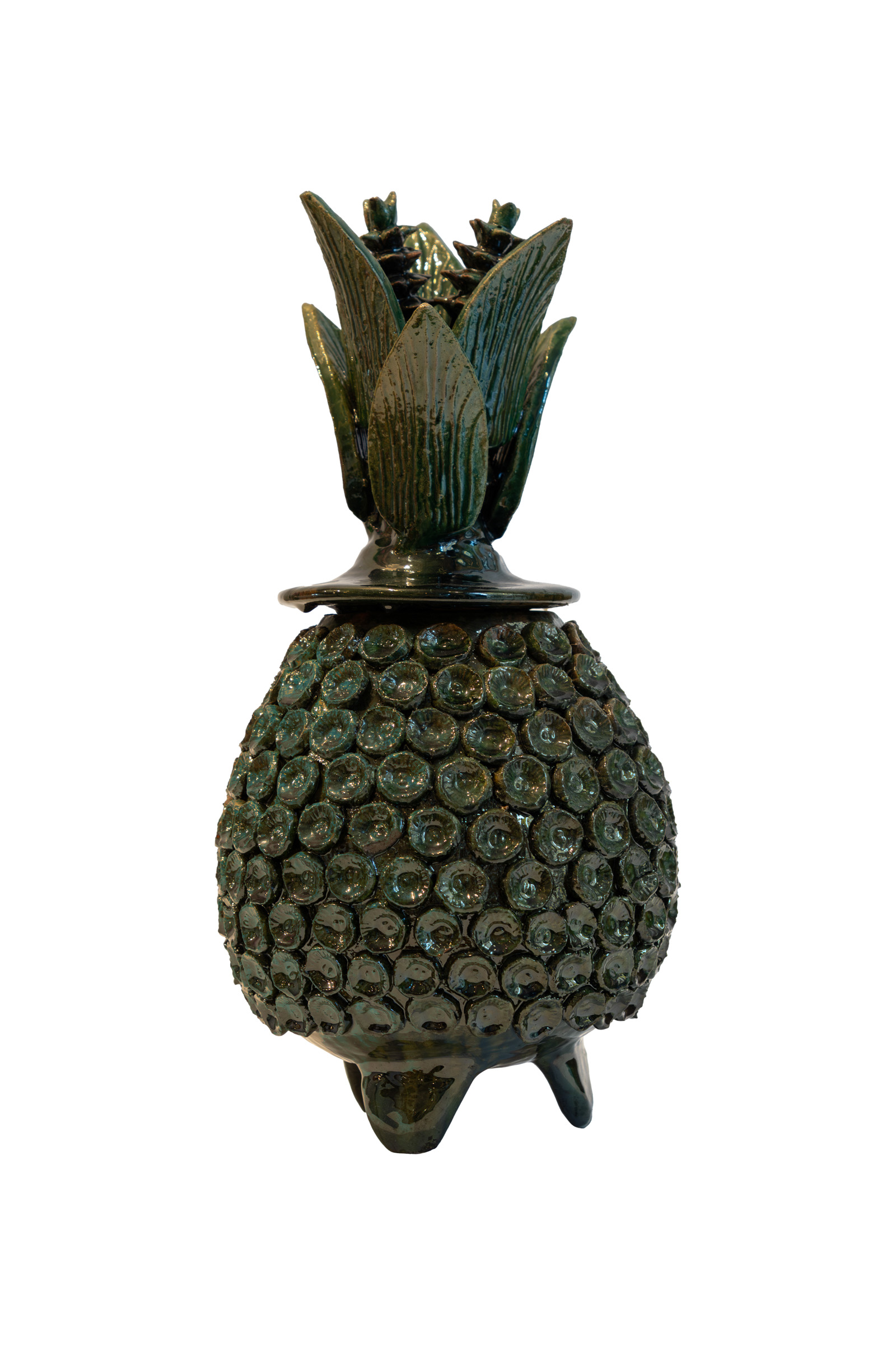 Mexican Ceramic Pineapple - Michoacán 35 Cm