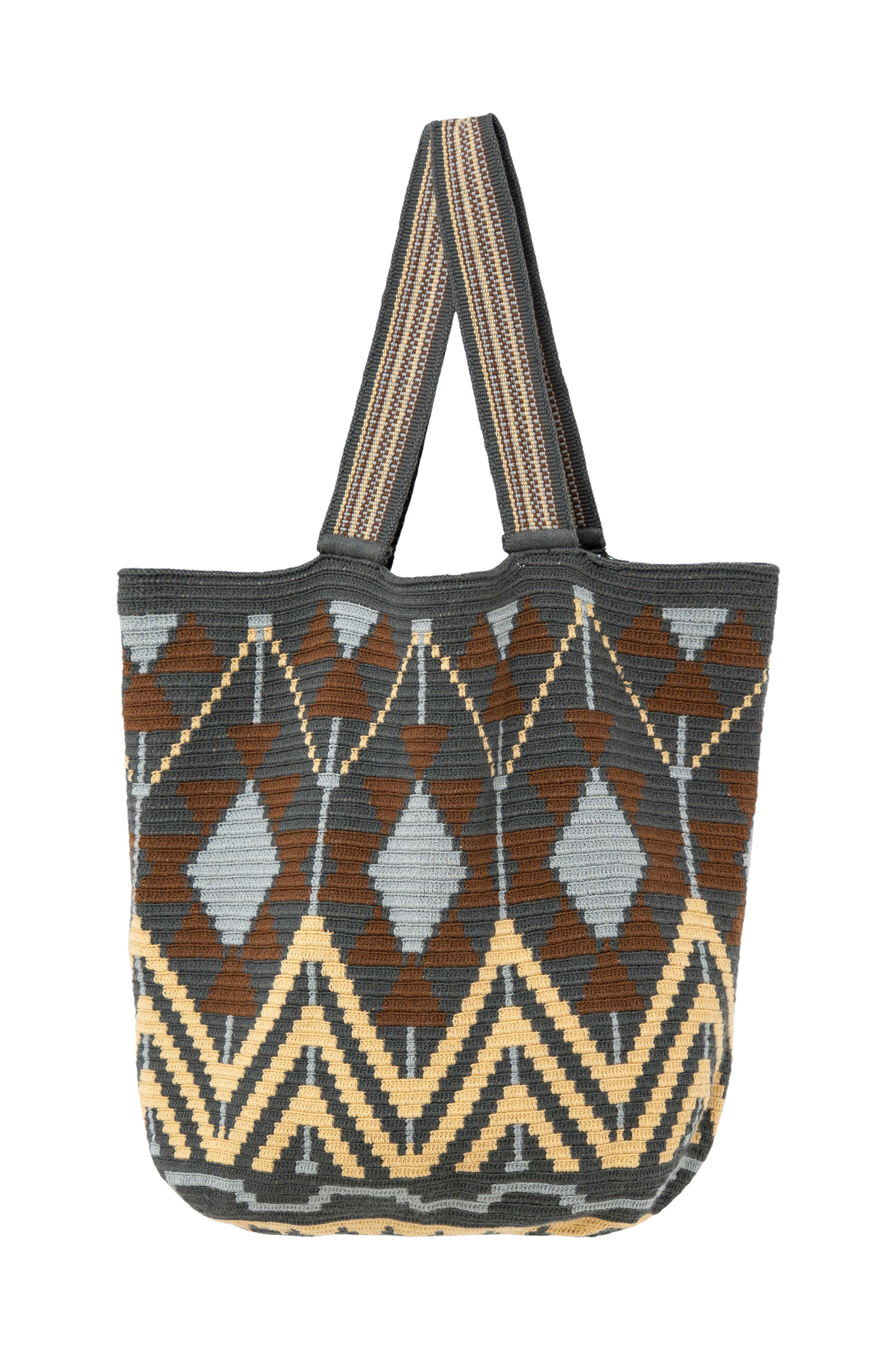 Mochilón Wayuu estilo Susu - Tierra