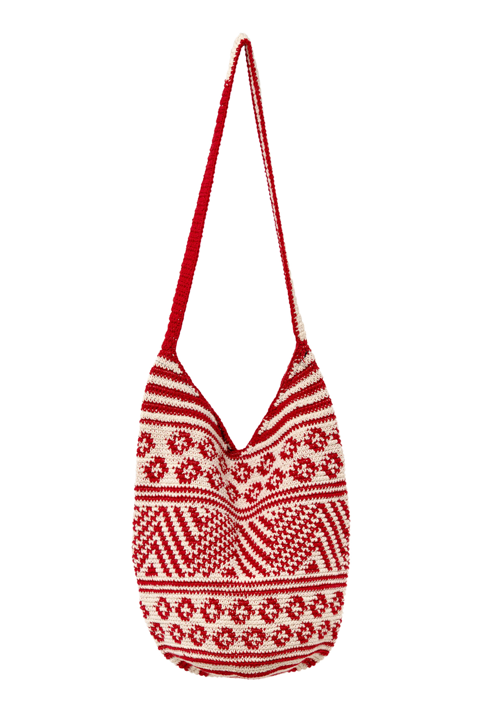 Cotton woven backpack. 