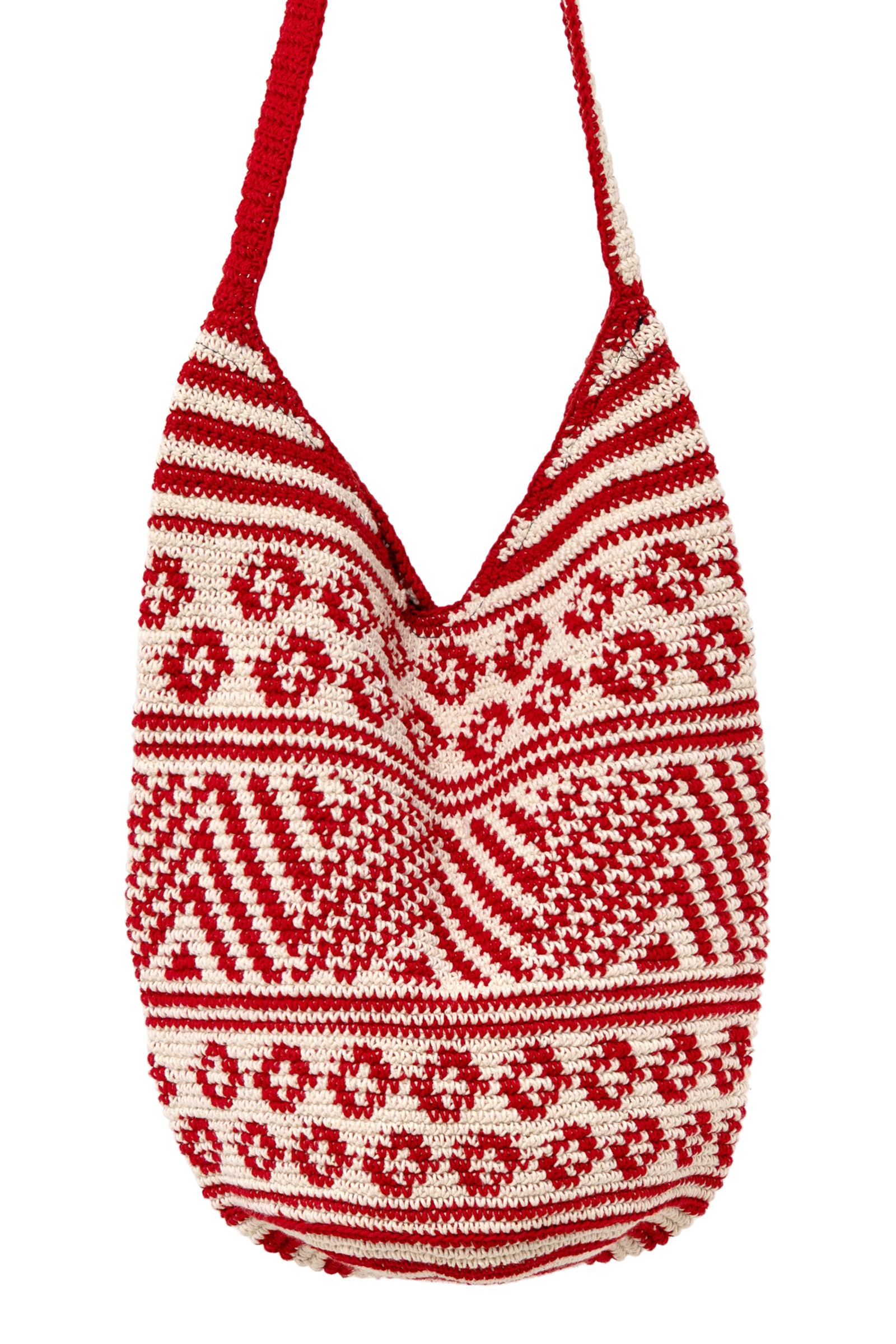 Cotton woven backpack. 