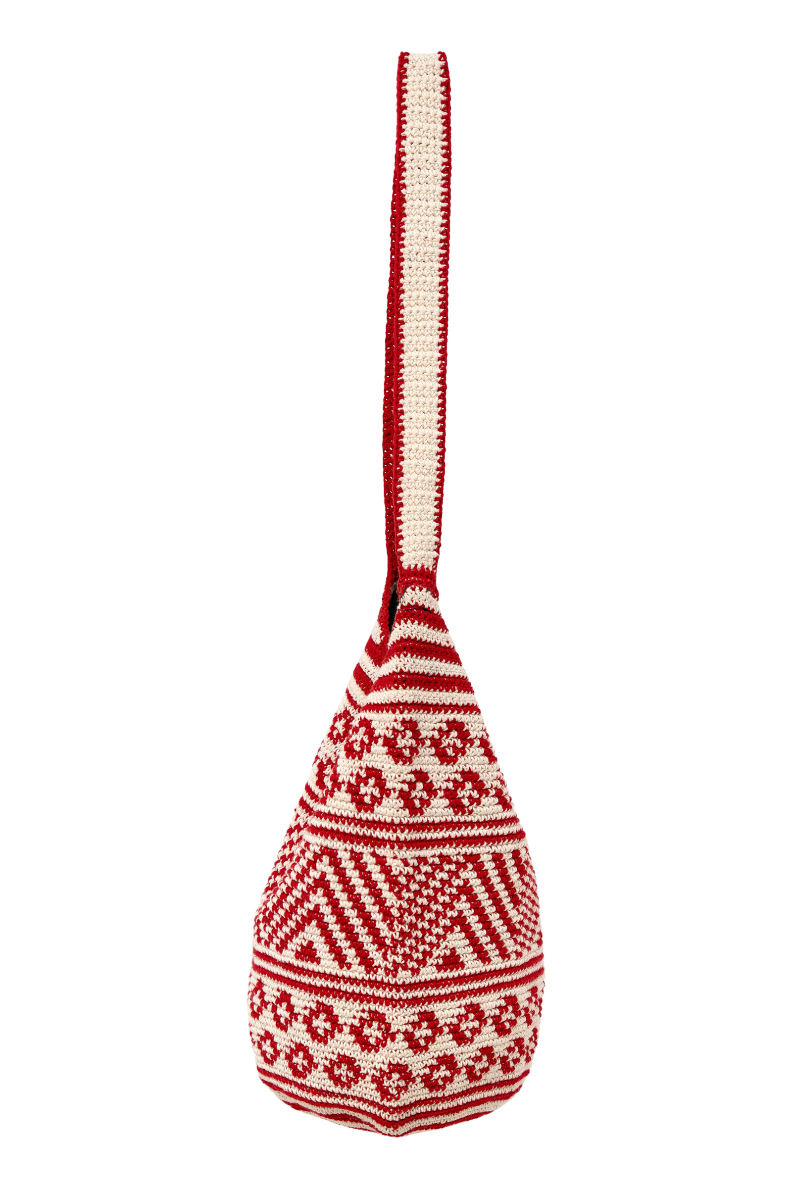 Cotton woven backpack. 