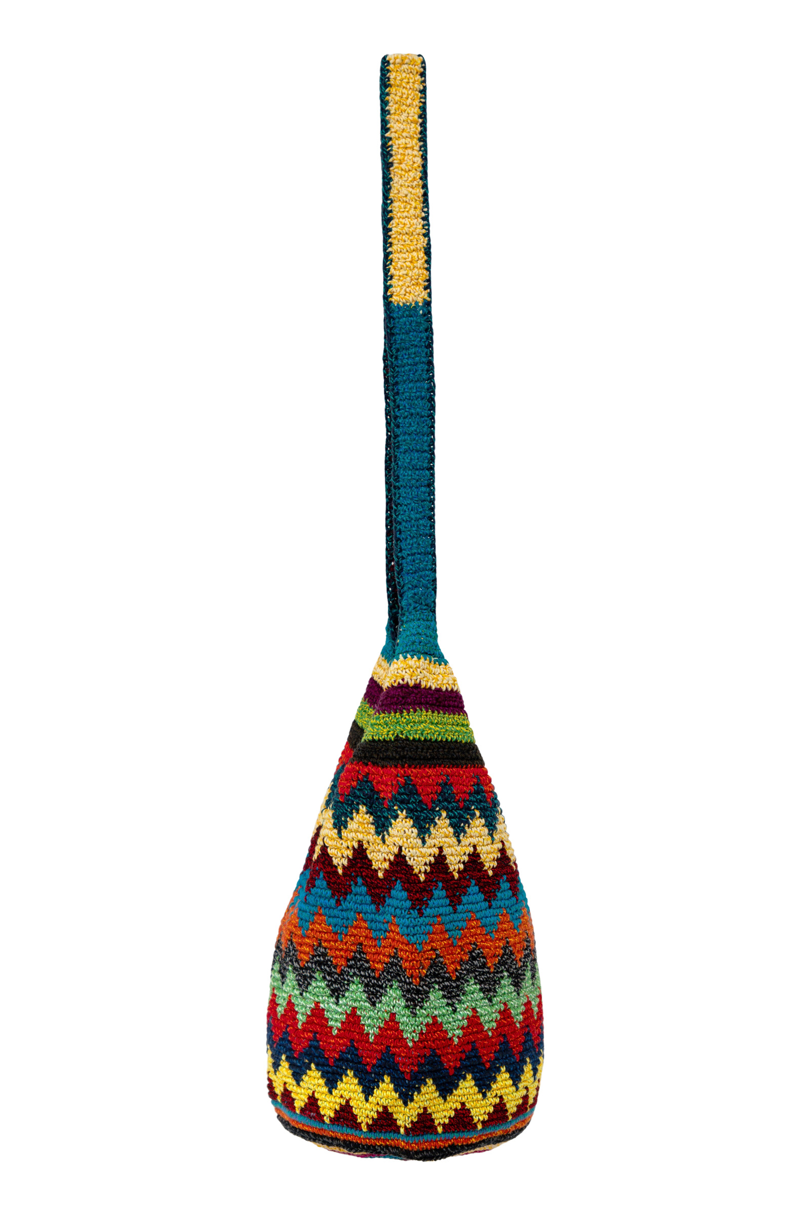 Cotton woven backpack - Zig Zag.