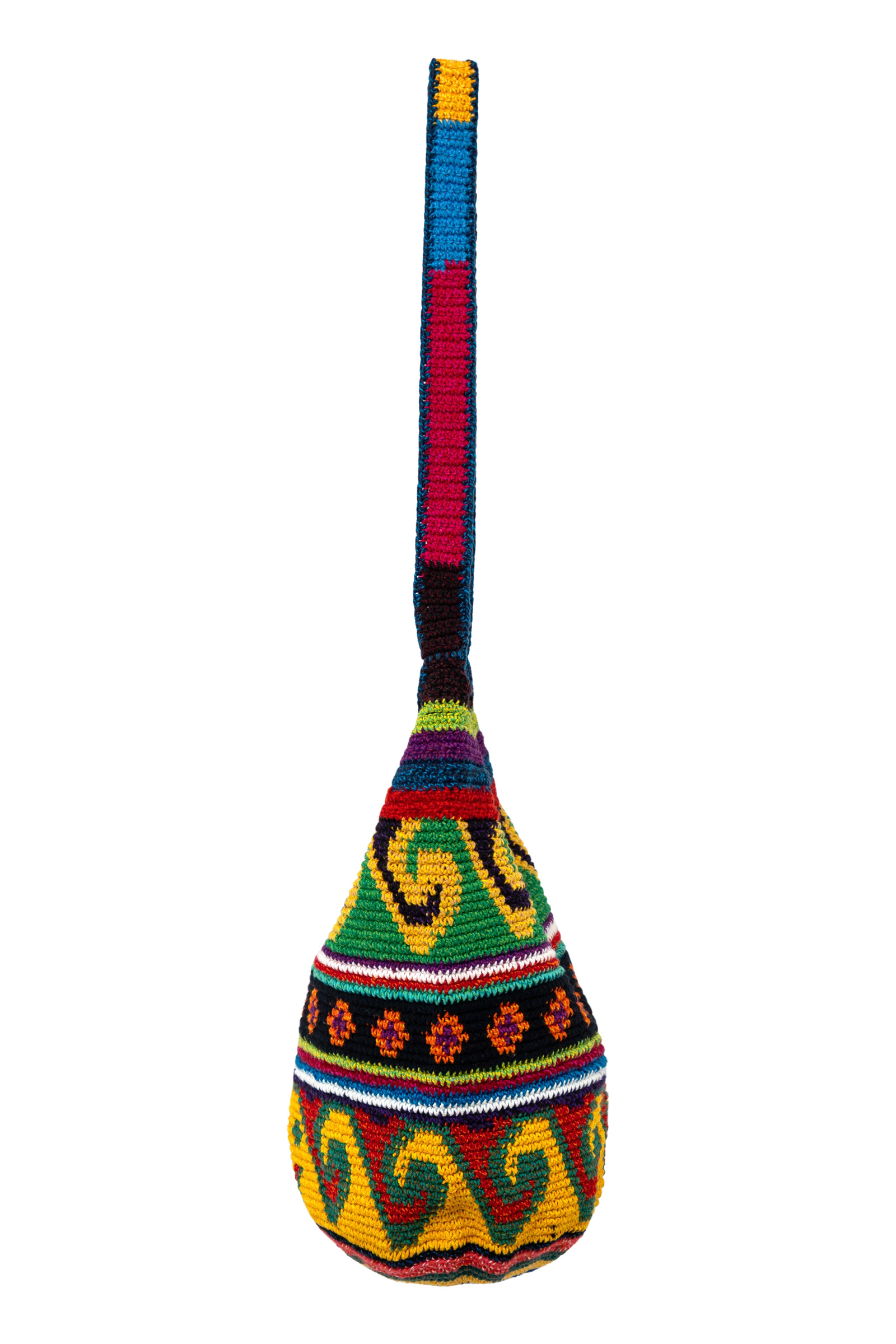 Cotton woven backpack - Waves.