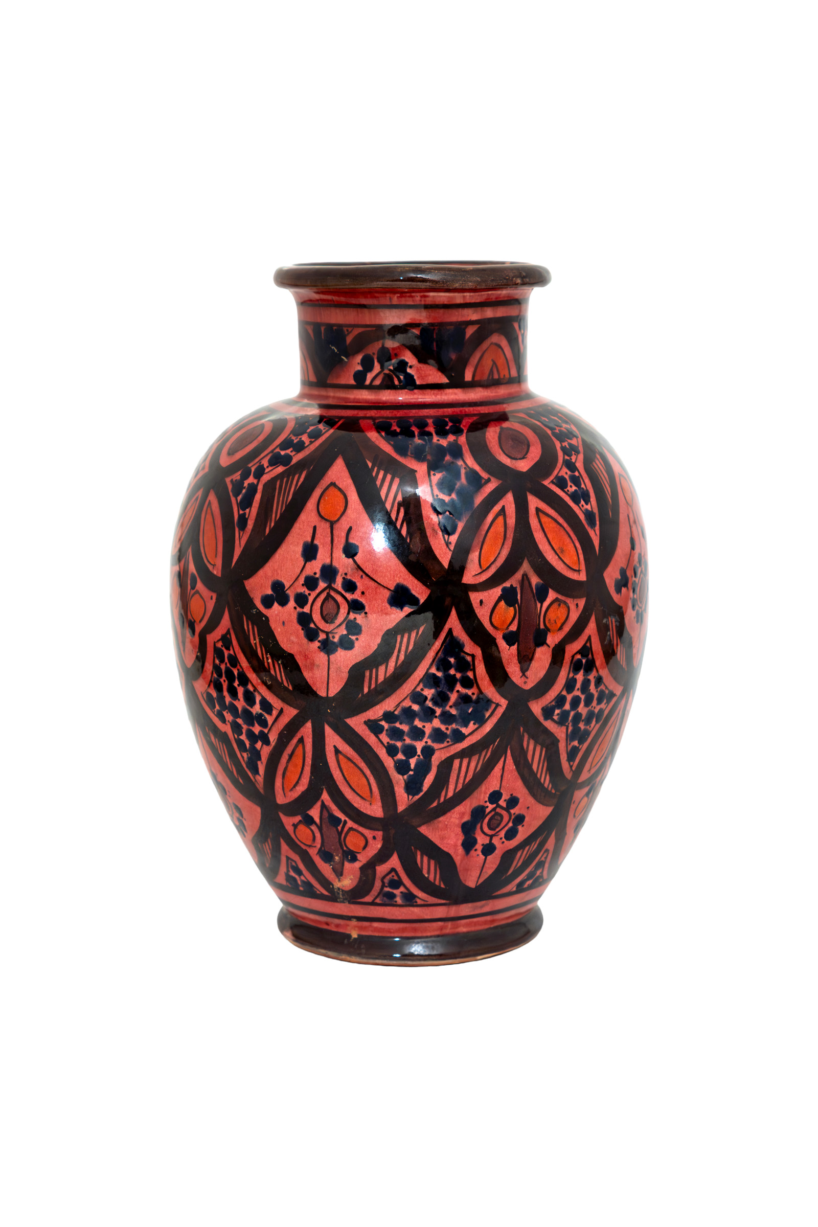 Jarrón en cerámica 28 Cm - Rojo.