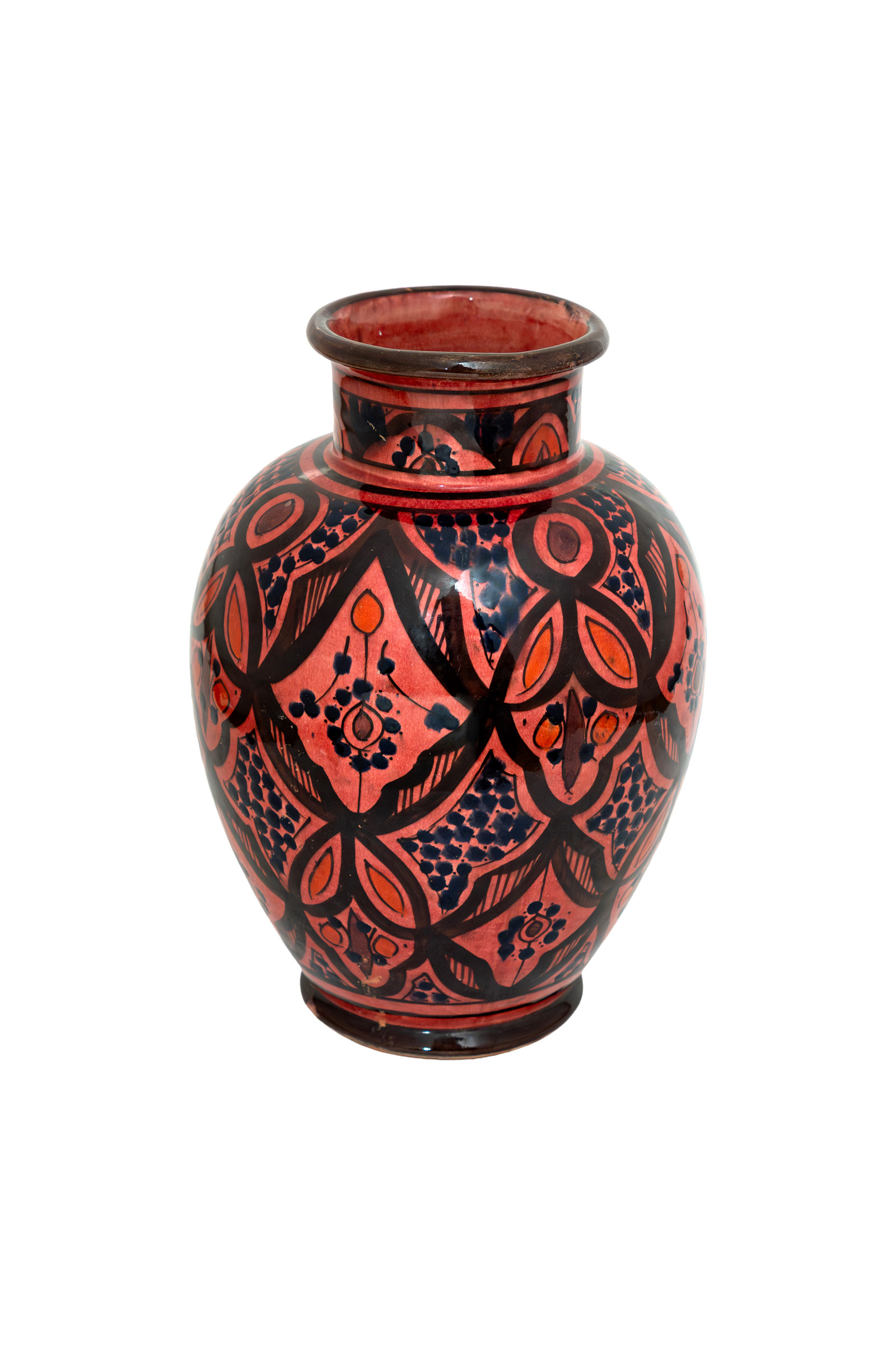 Jarrón en cerámica 28 Cm - Rojo.