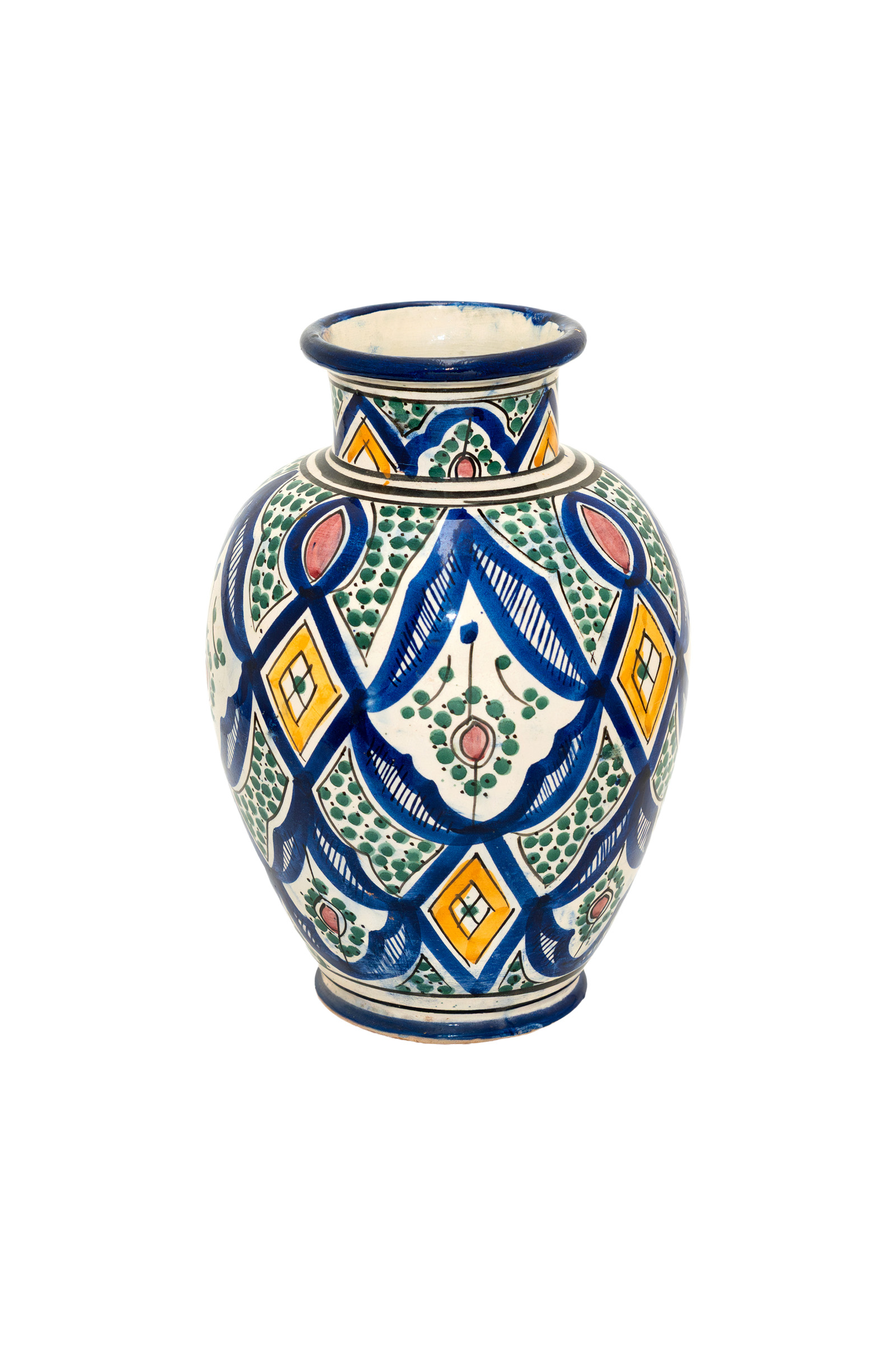 Jarrón en cerámica 28 Cm - Azul.