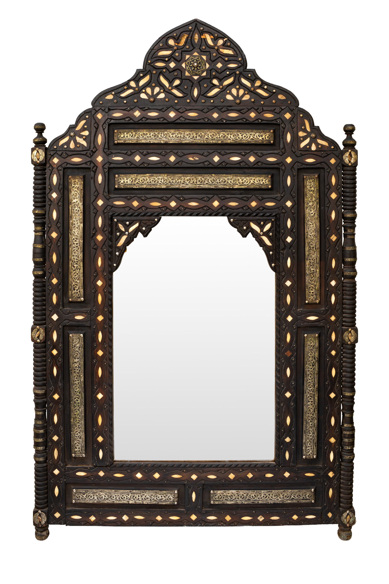 Espejo rectangular Marroquí con diseño arabescos