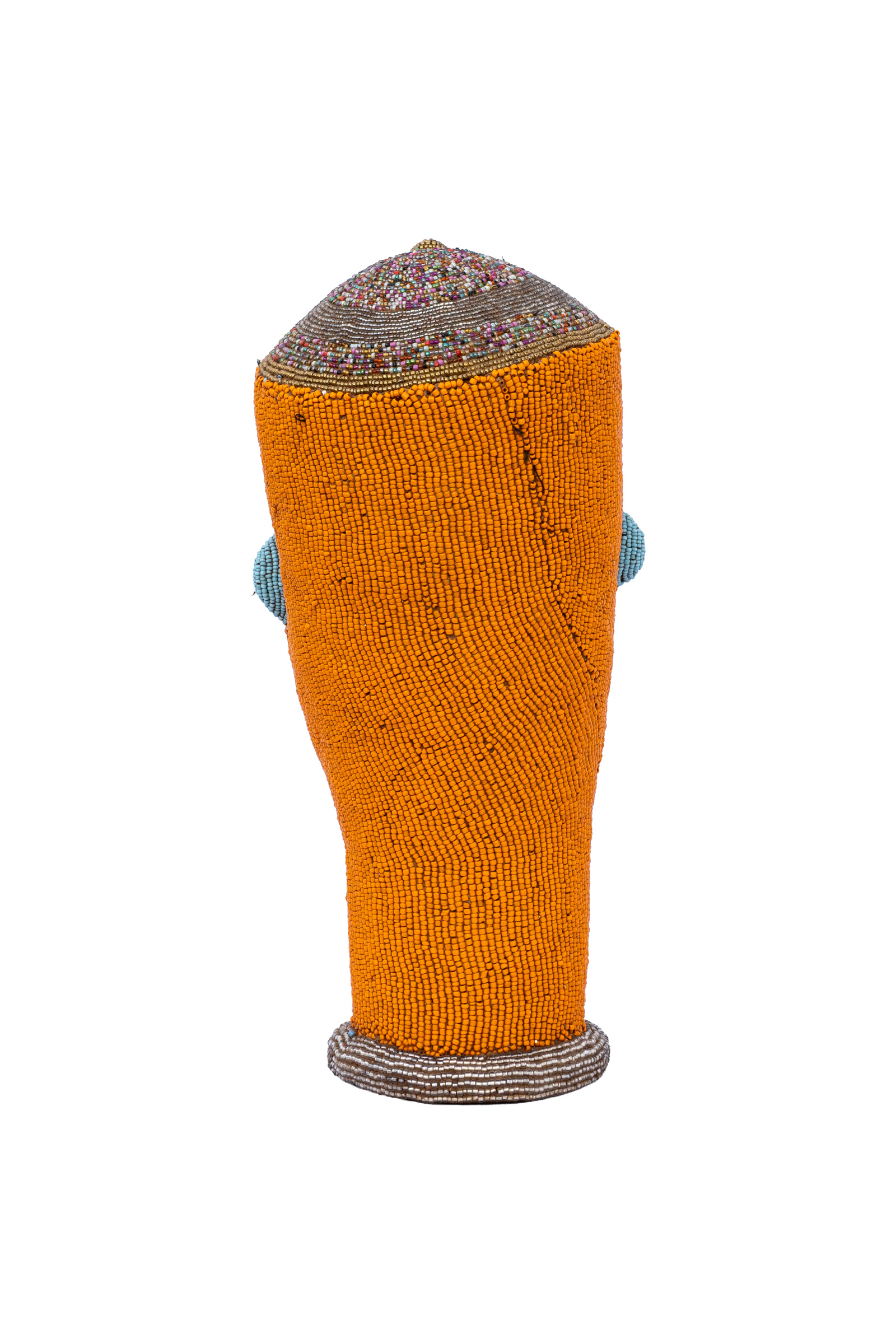 Mascara Bamileke con cuentas - 36 Cm.