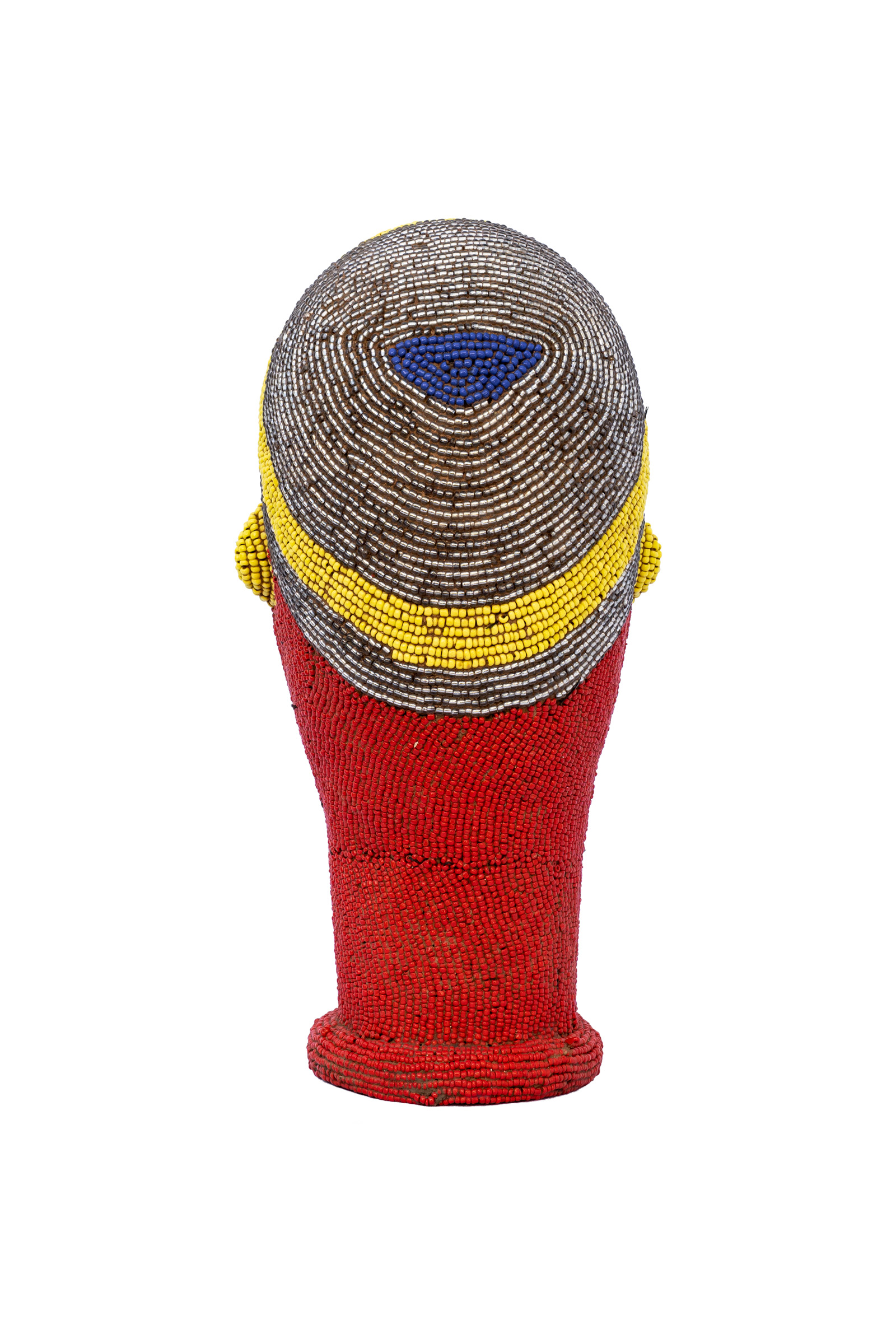 Mascara Bamileke con cuentas - 28 Cm.