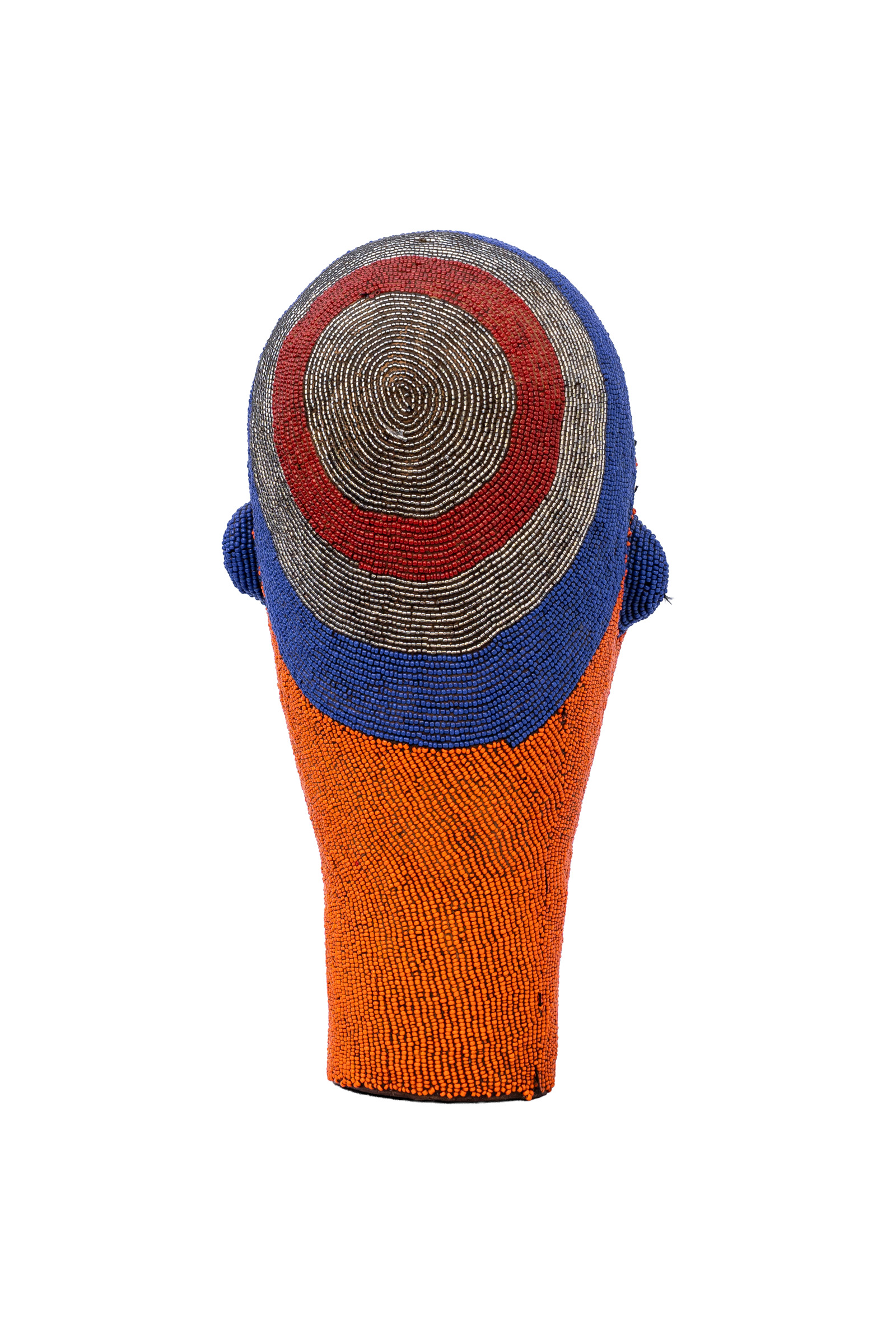 Mascara Bamileke con cuentas - 33 Cm.