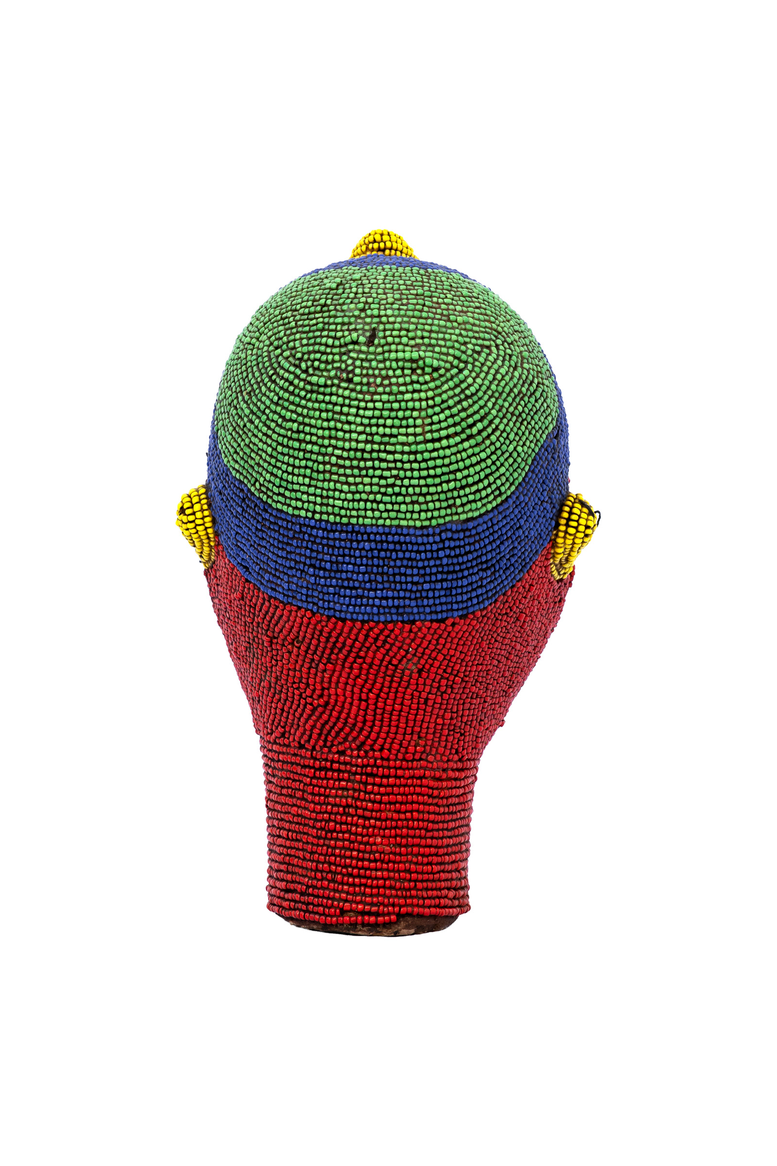 Mascara Bamileke con cuentas - 22 Cm.