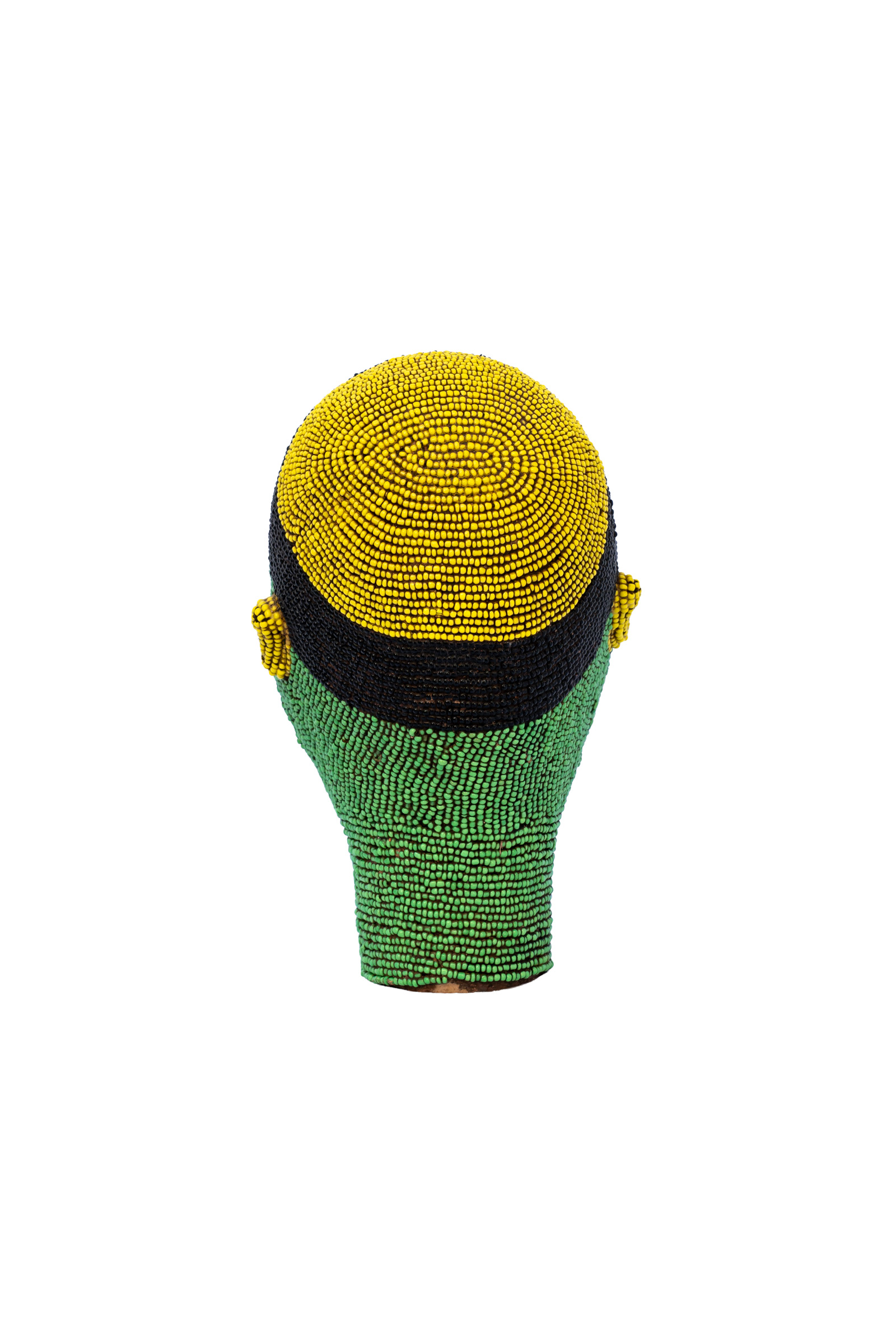 Mascara Bamileke con cuentas - 22 Cm.