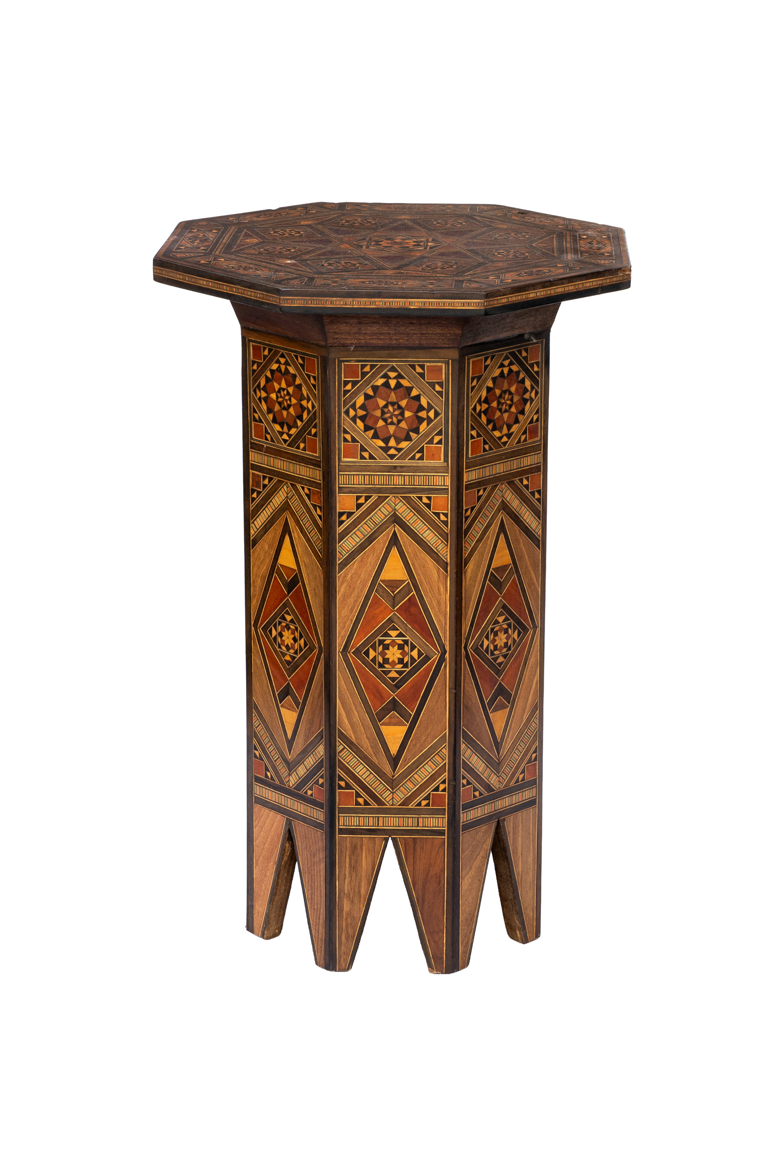 Mesa auxiliar diseño taracea - 45 Cm.