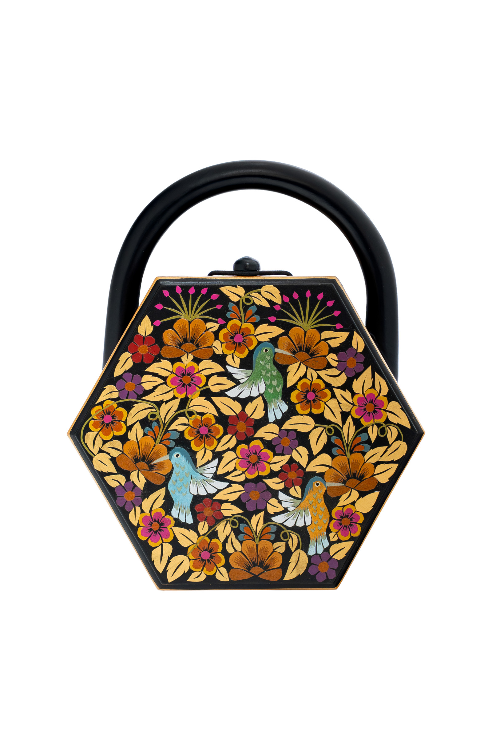 Bolso de mano con técnica Mopa Mopa - 26 Cm.