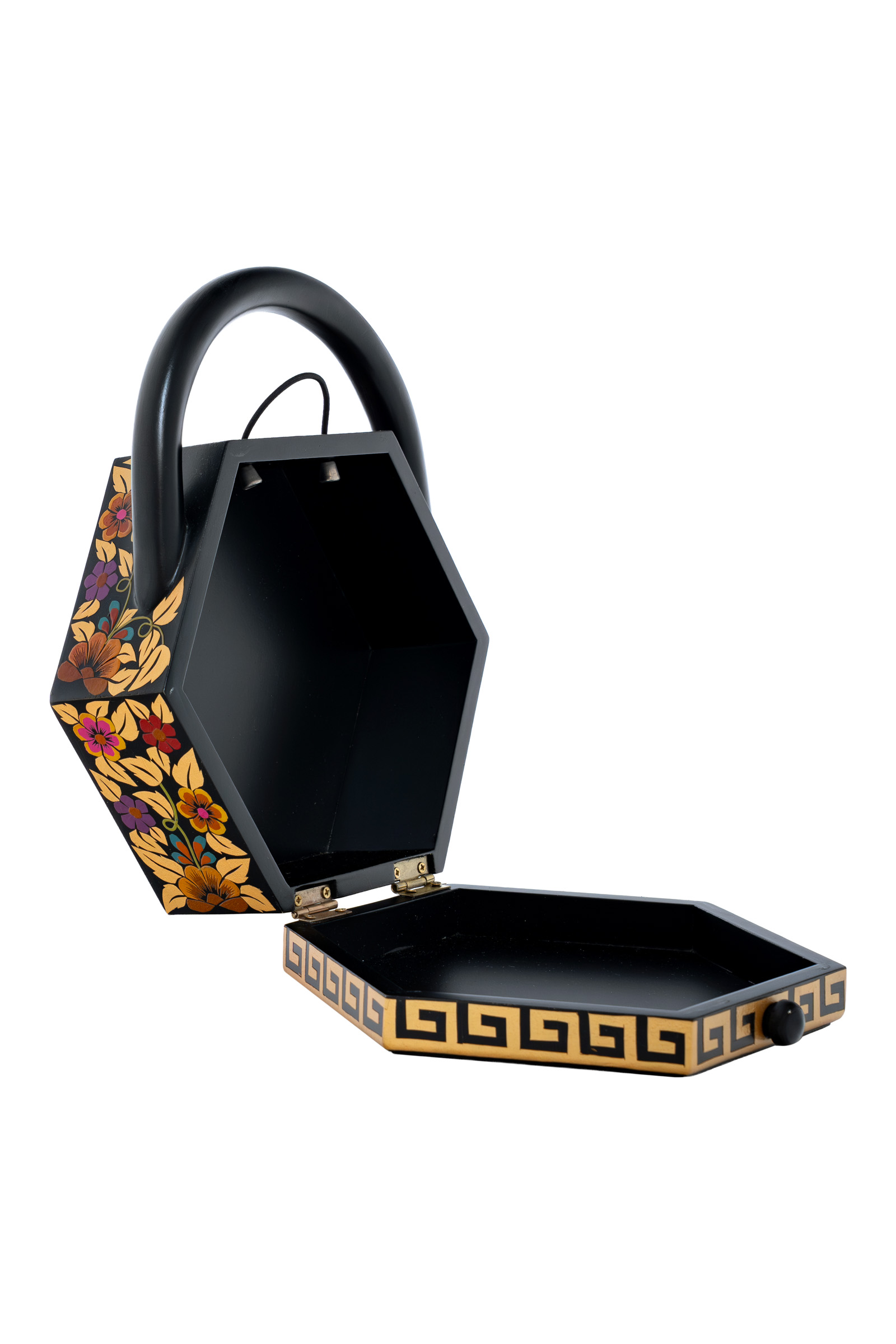 Bolso de mano con técnica Mopa Mopa - 26 Cm.