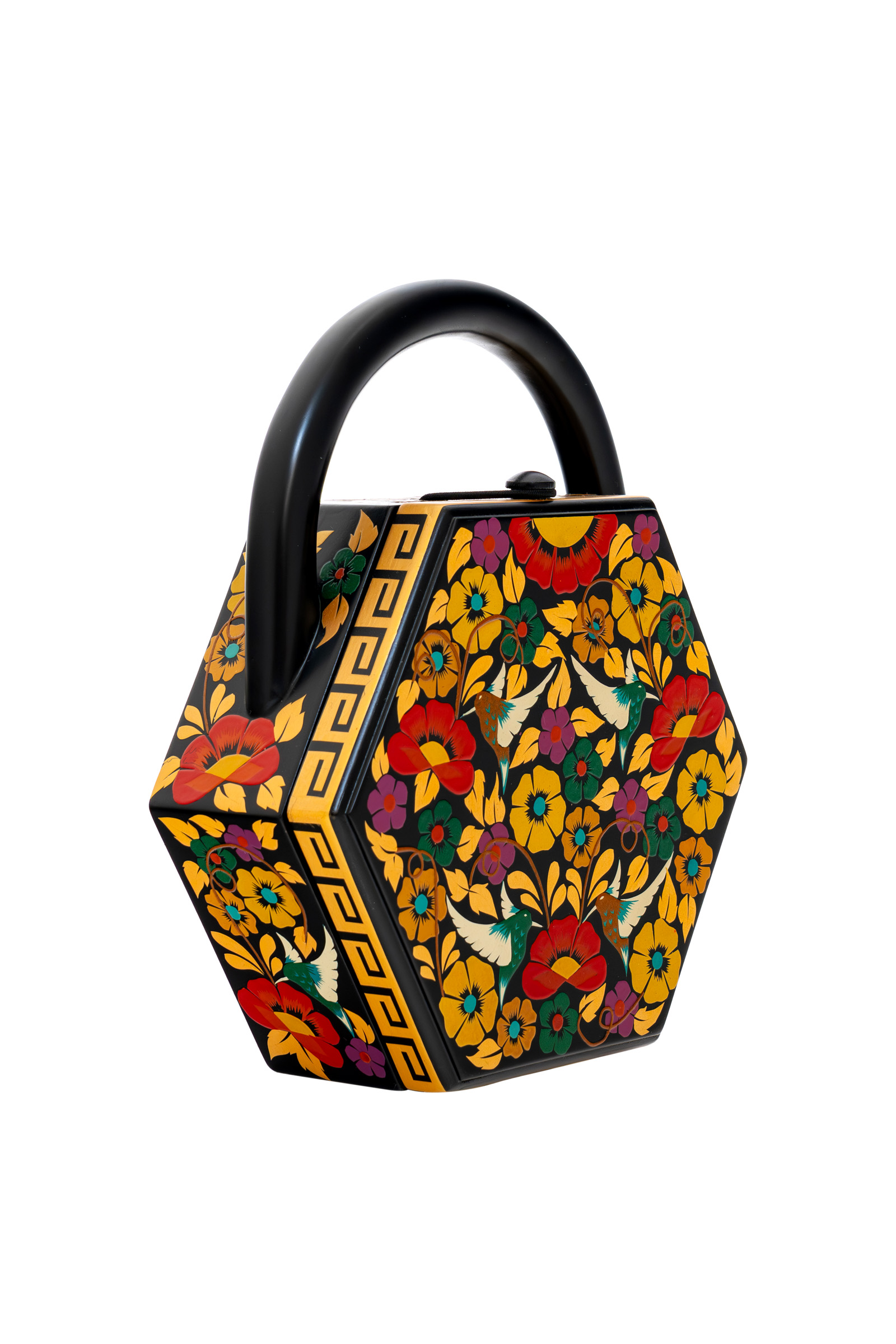 Bolso de mano con técnica Mopa Mopa - 26 Cm.