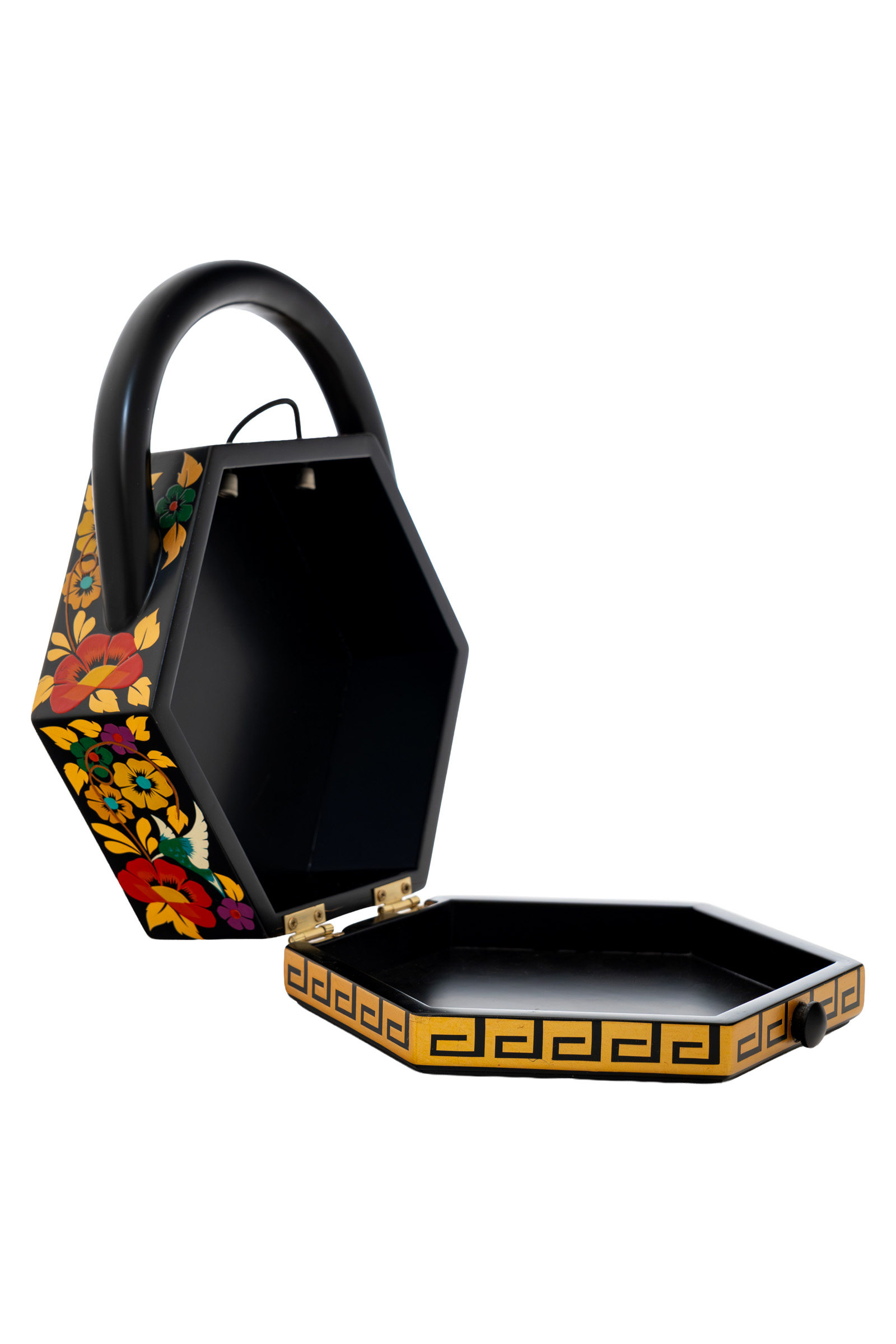 Bolso de mano con técnica Mopa Mopa - 26 Cm.